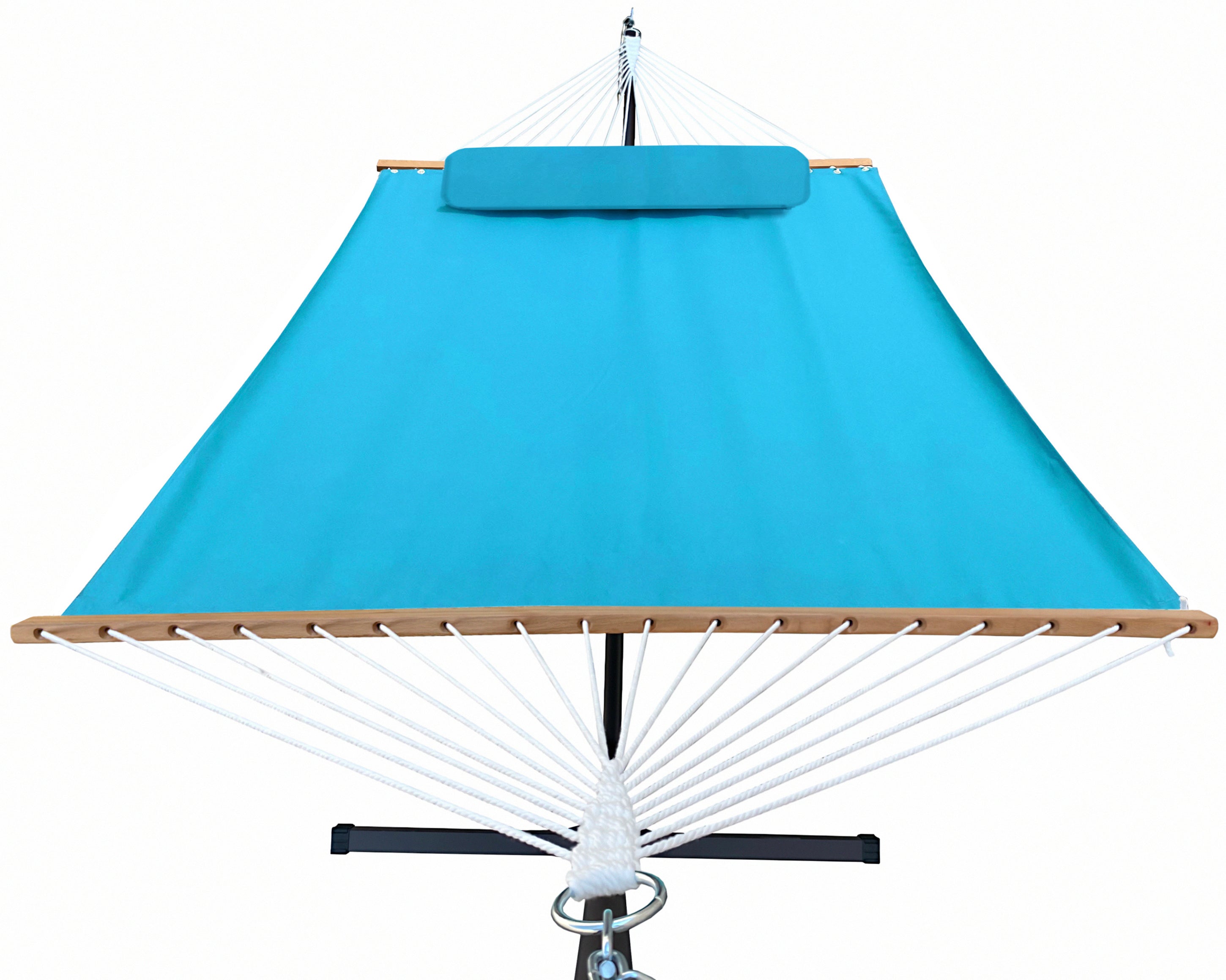 DURAWEATHER POLY® Hammock with Steel Stand and Pillow in Sunbrella Fabrics