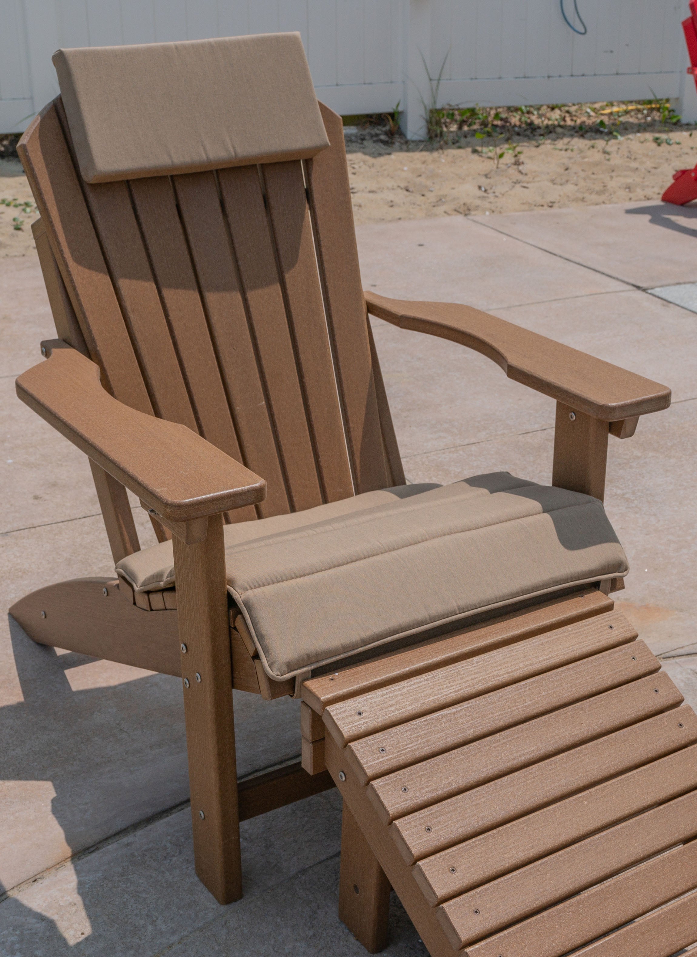 Folding And Stationary Adirondack Chair Seat Cushions Sunbrella® Fabric (18 Colors Options!)