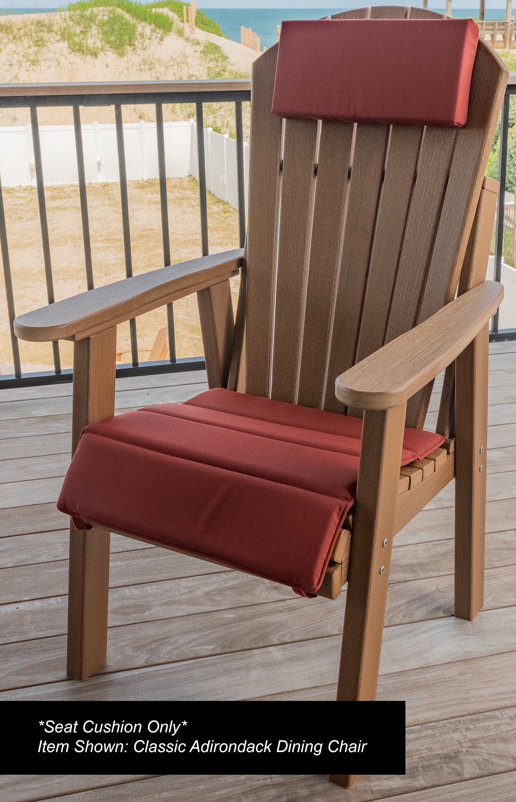 Dining, Counter, Rocker, & Glider Chair Seat Cushions Sunbrella® Fabric (18 Colors Options!)