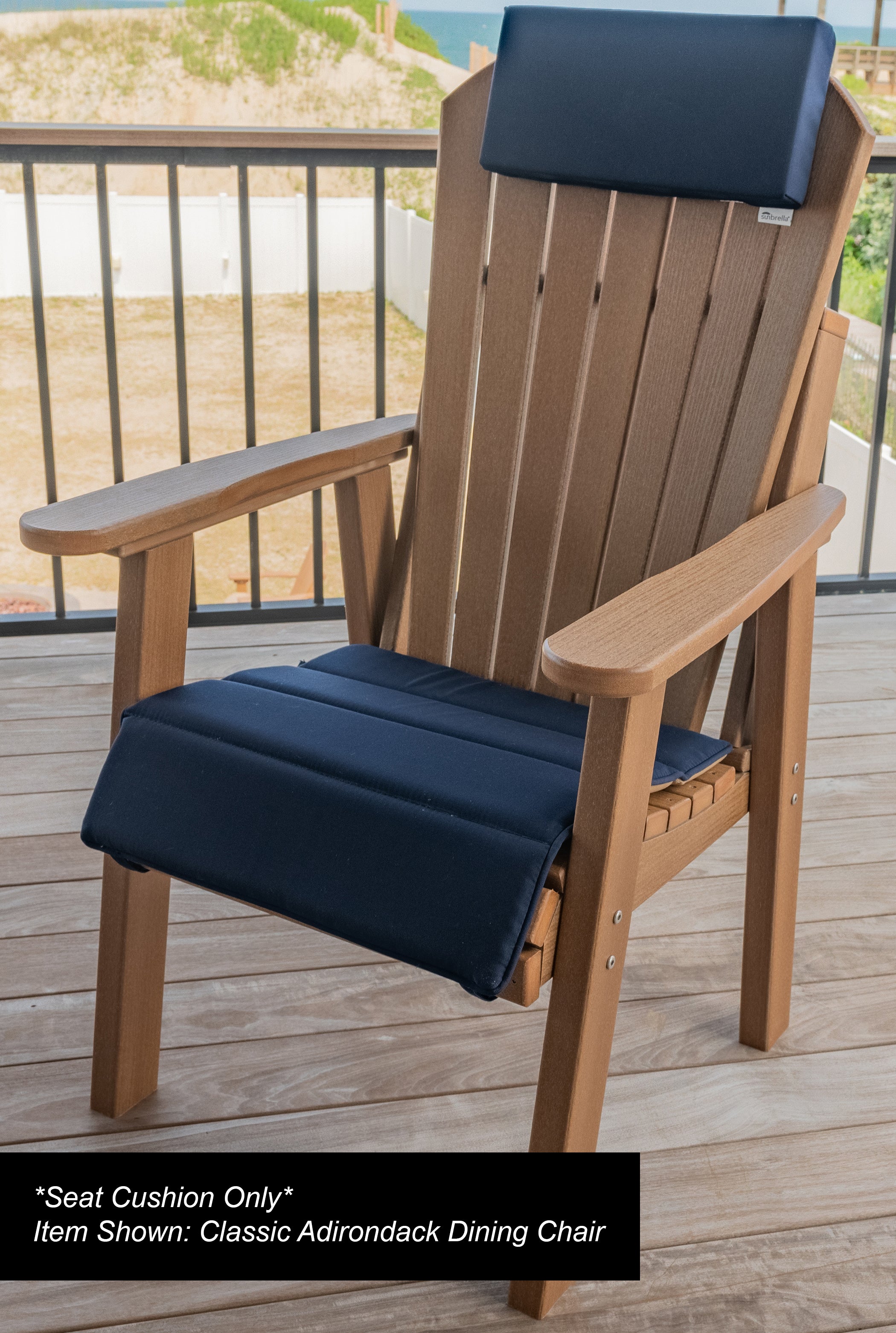 Dining, Counter, Rocker, & Glider Chair Seat Cushions Sunbrella® Fabric (18 Colors Options!)