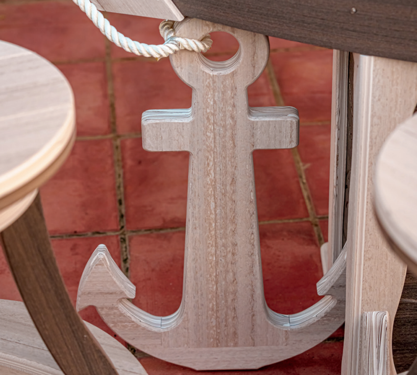 DuraWeather Poly&reg; 5-Piece 6'ft Nautical Bar