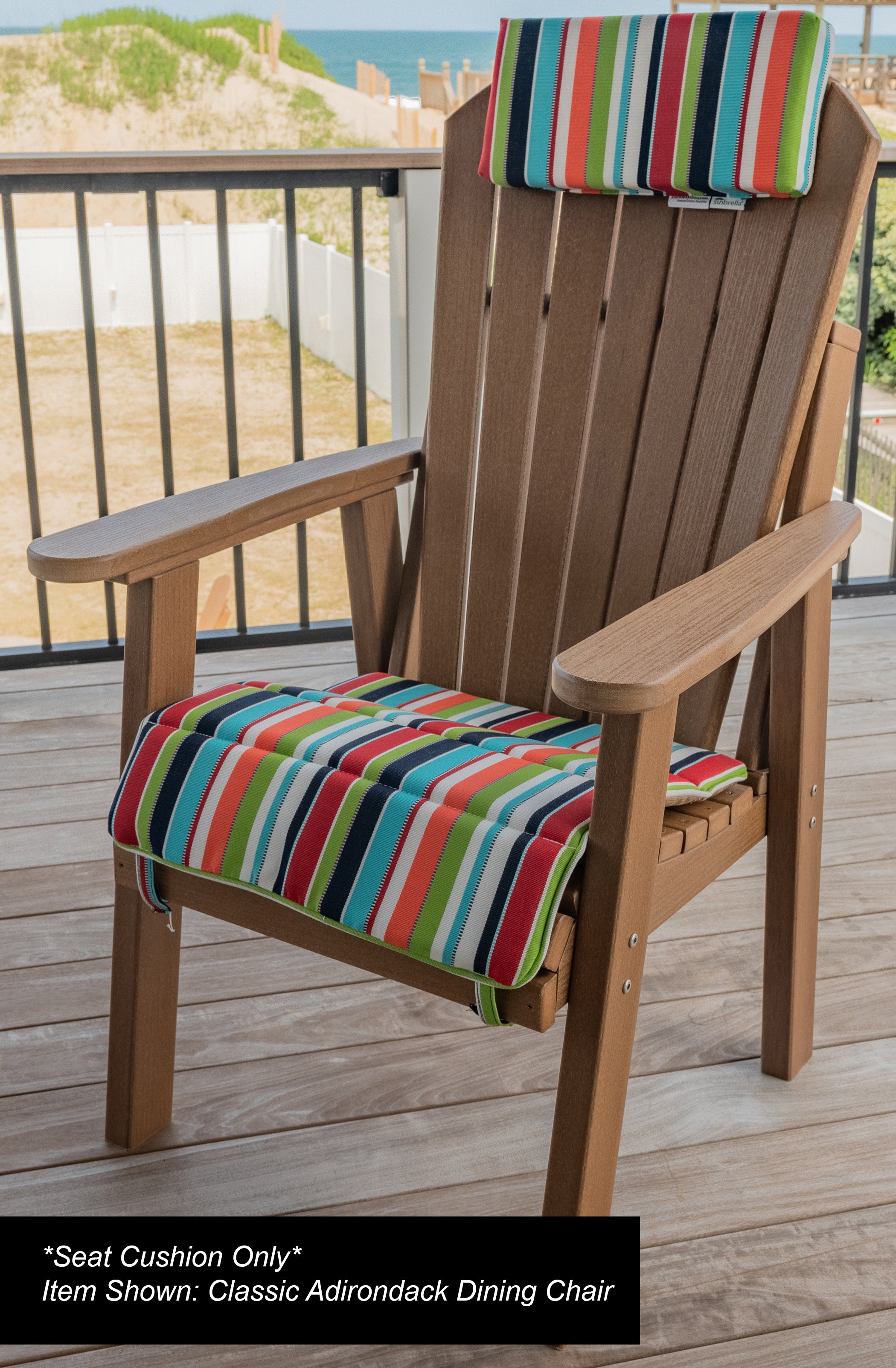 Dining, Counter, Rocker, & Glider Chair Seat Cushions Sunbrella® Fabric (18 Colors Options!)