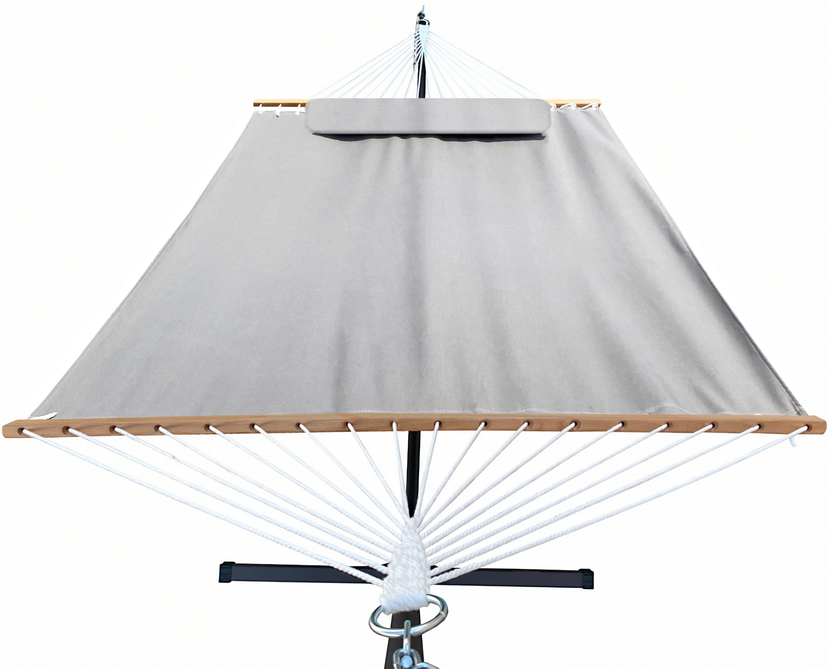 DURAWEATHER POLY® Hammock with Steel Stand and Pillow in Sunbrella Fabrics