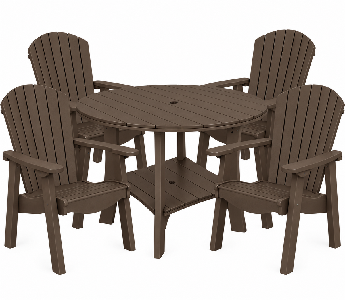 5-Piece Harmony Adirondack Dining Table Set