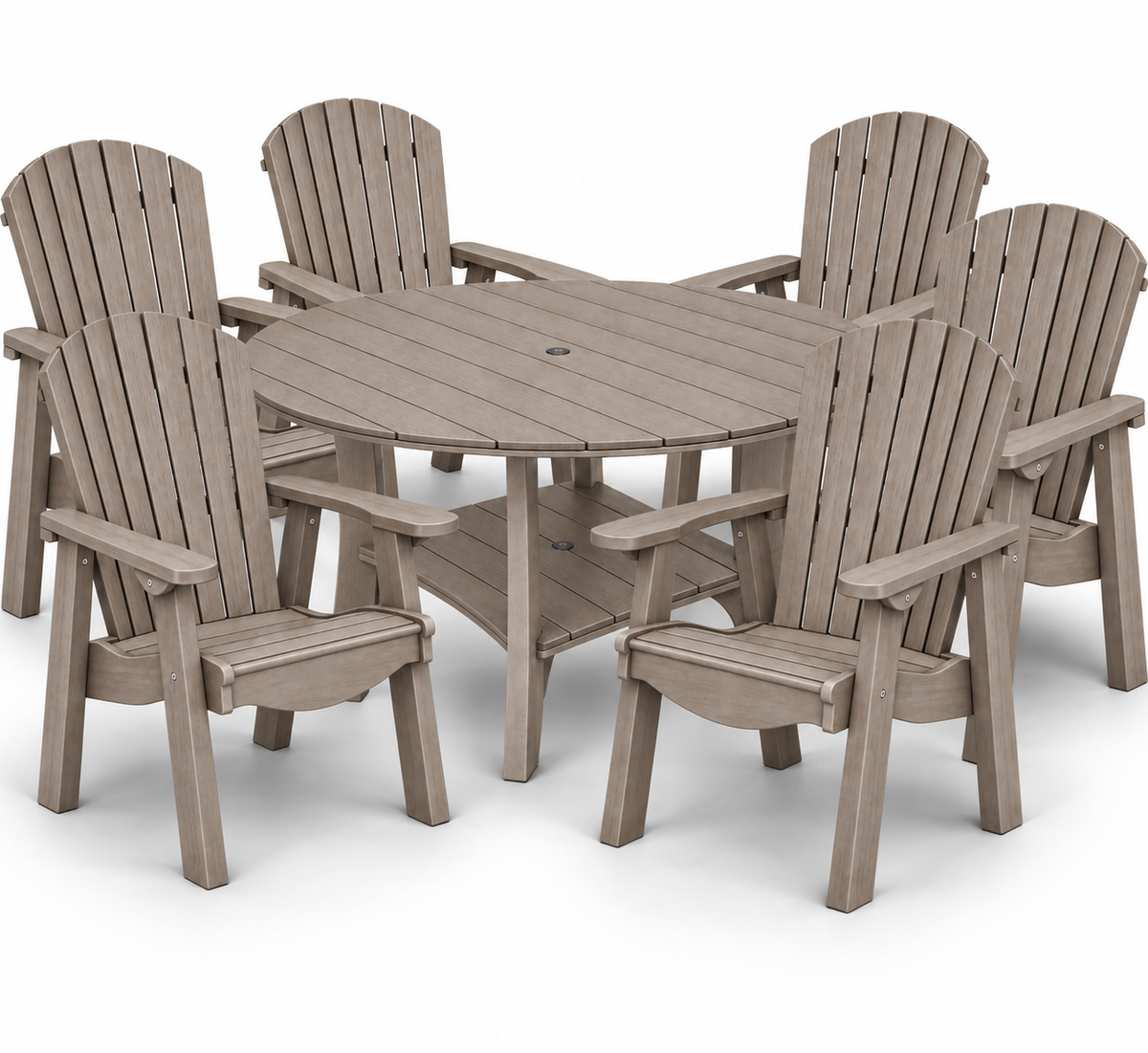 7-Piece Harmony Adirondack Dining Table Set