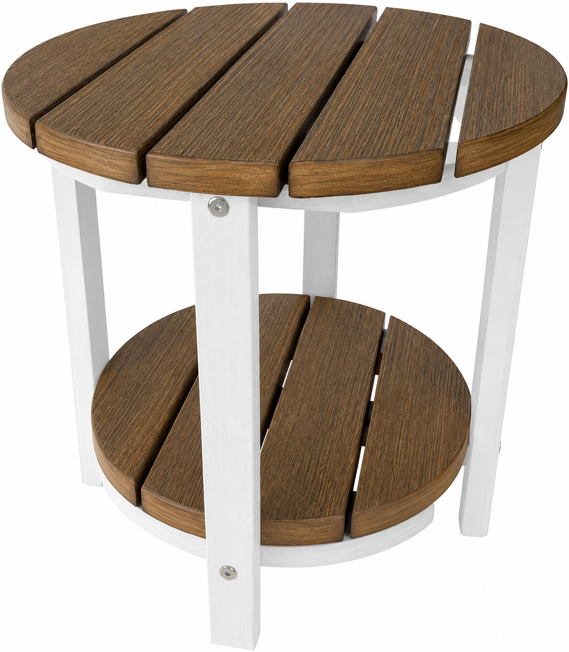 Side Table 18" Round Two Tier