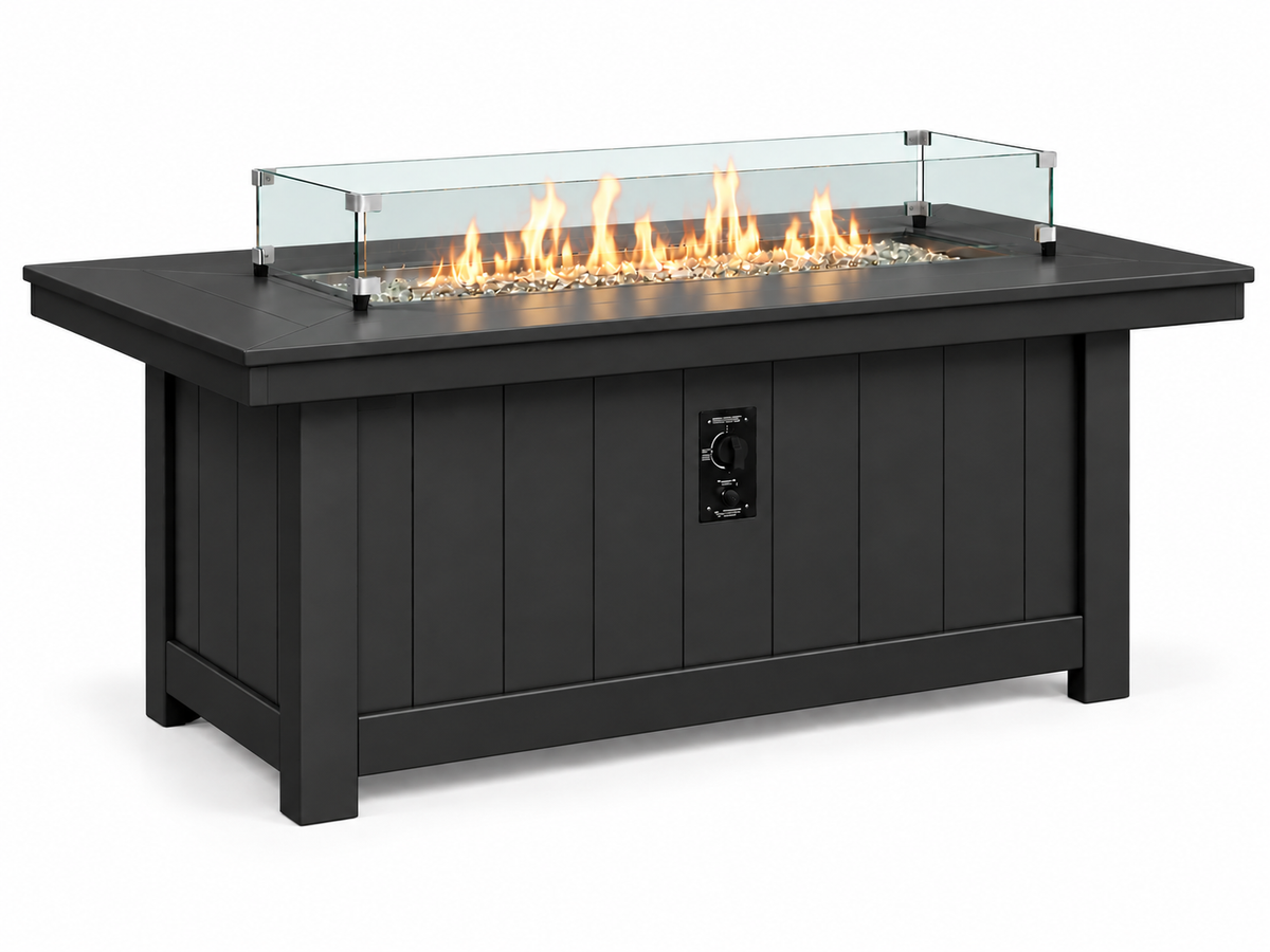 64x34" Nantucket Fire Pit Table