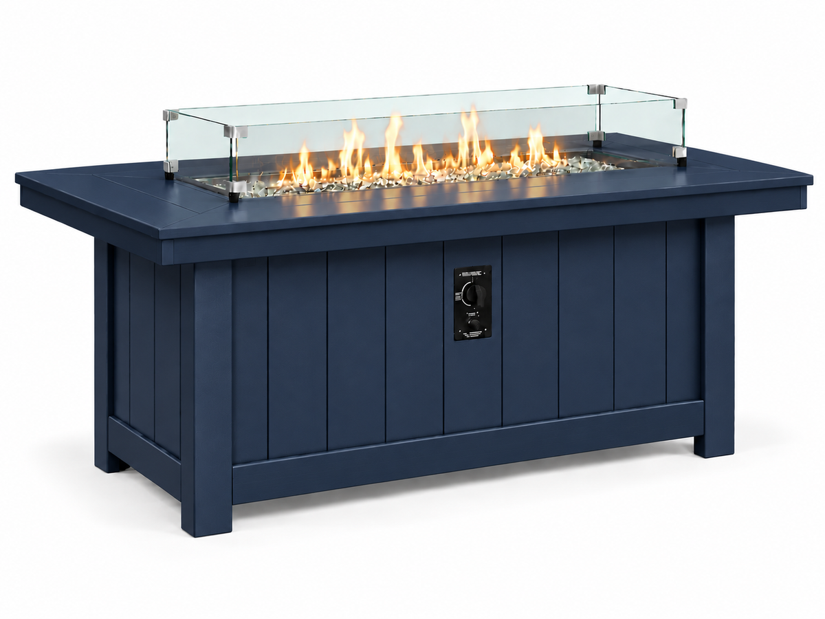 64x34" Nantucket Fire Pit Table