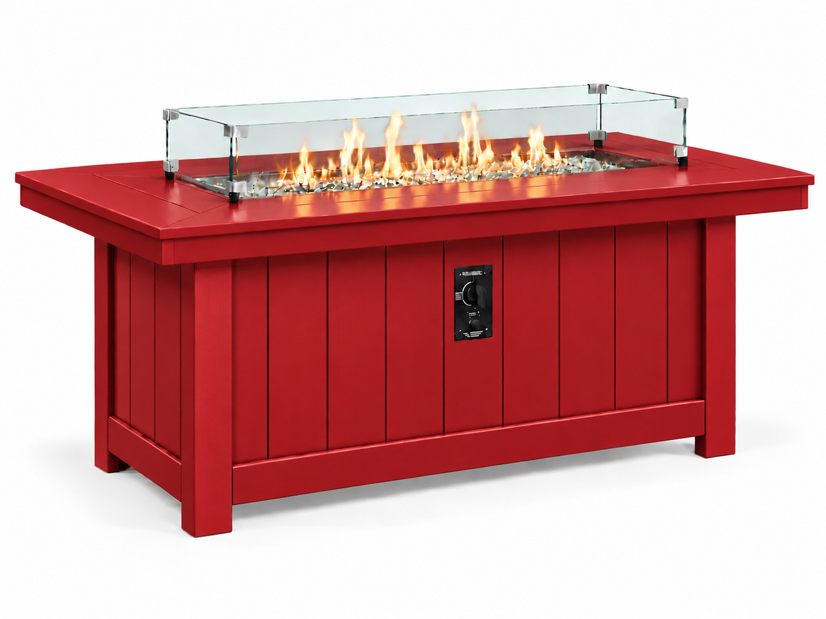 64x34" Nantucket Fire Pit Table