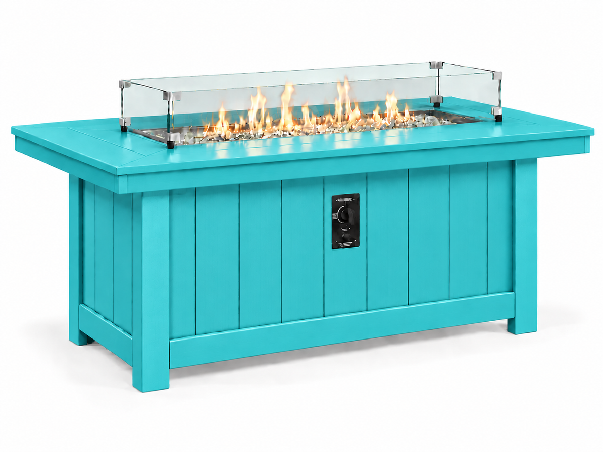64x34" Nantucket Fire Pit Table
