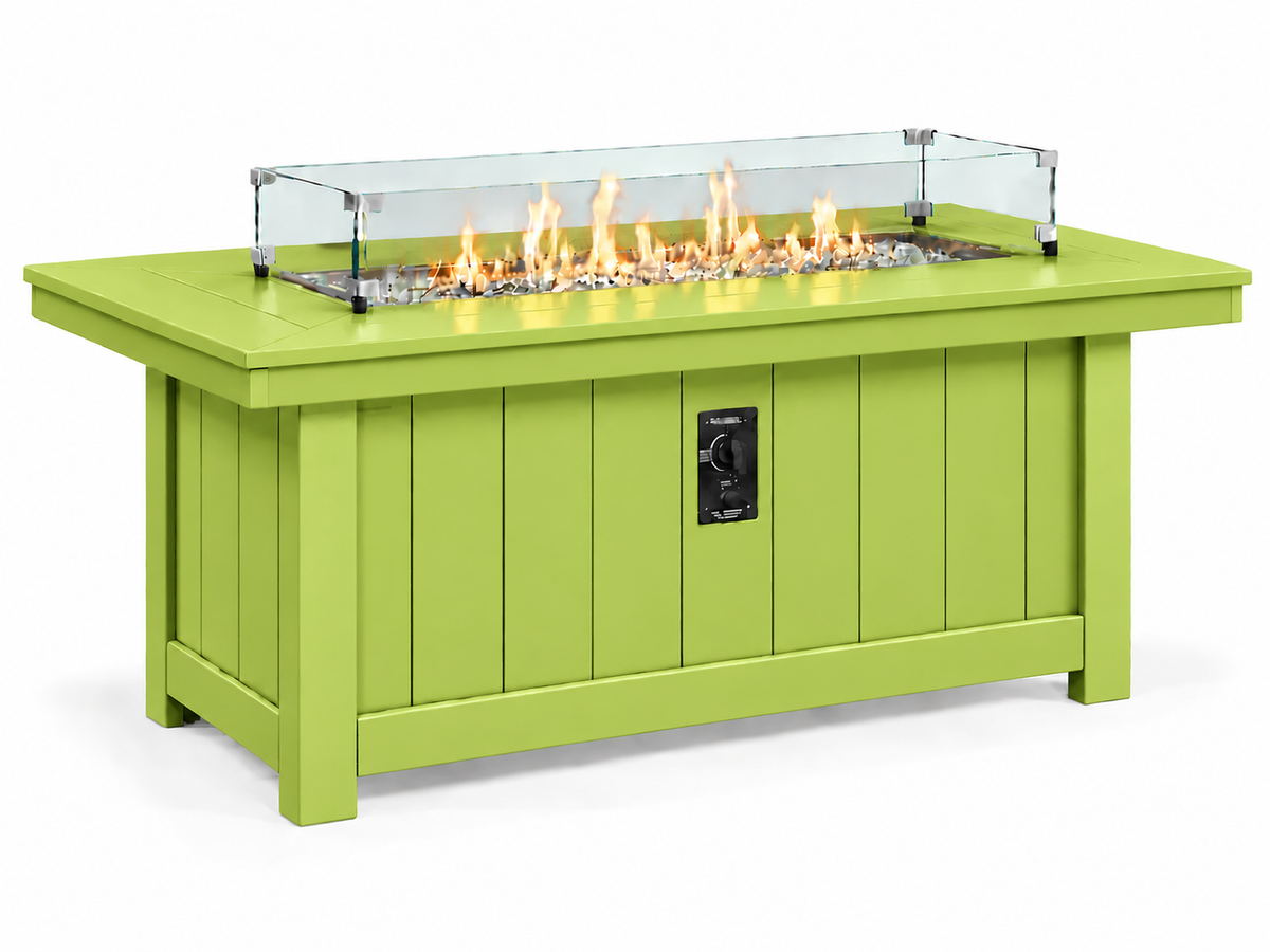 64x34" Nantucket Fire Pit Table