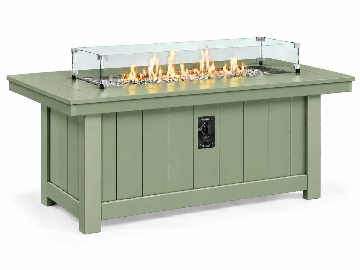 64x34" Nantucket Fire Pit Table