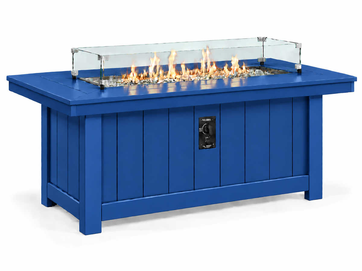 64x34" Nantucket Fire Pit Table