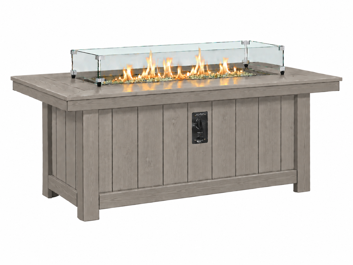 64x34" Nantucket Fire Pit Table