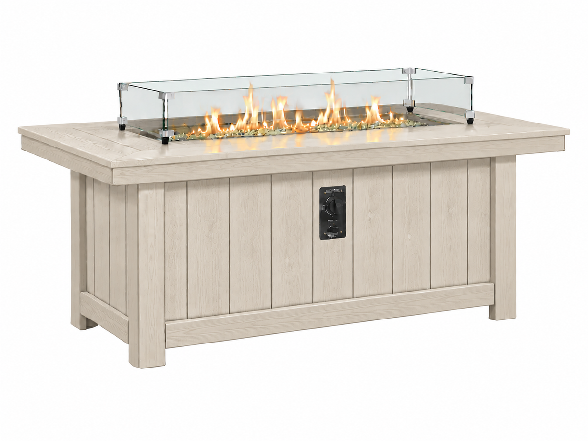 64x34" Nantucket Fire Pit Table