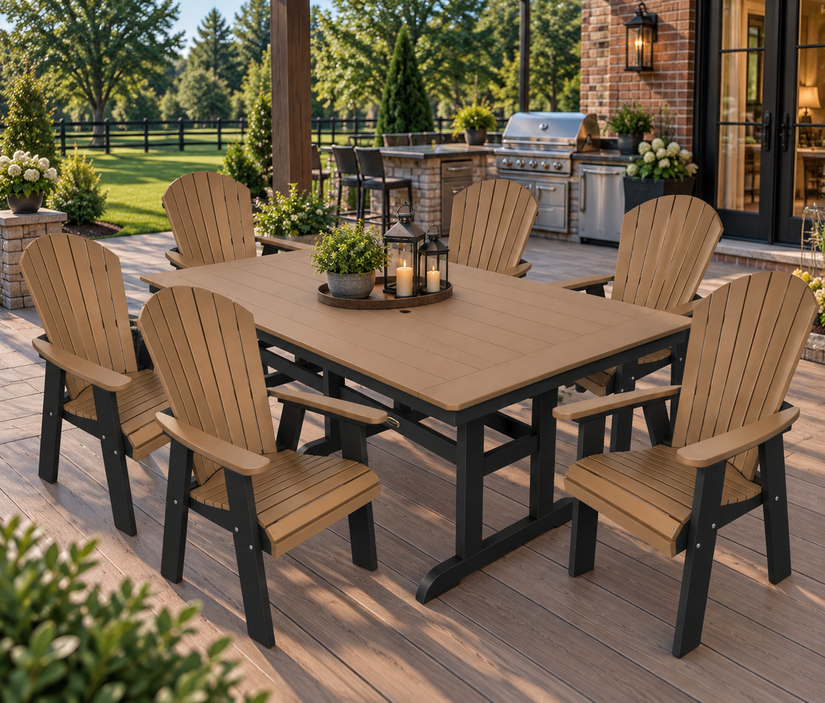 7-Piece Oceanview Adirondack Dining Set