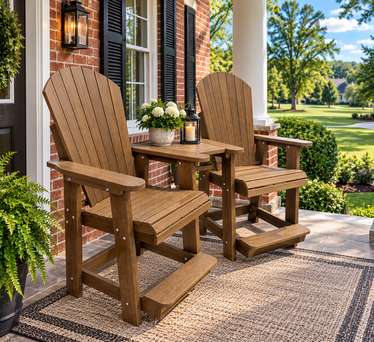 Lakeside Counter Height Tete-a-tete