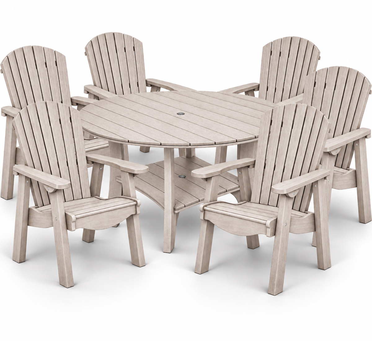 7-Piece Harmony Adirondack Dining Table Set