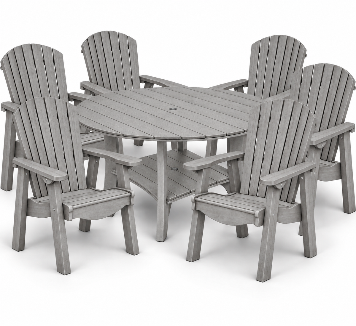 7-Piece Harmony Adirondack Dining Table Set