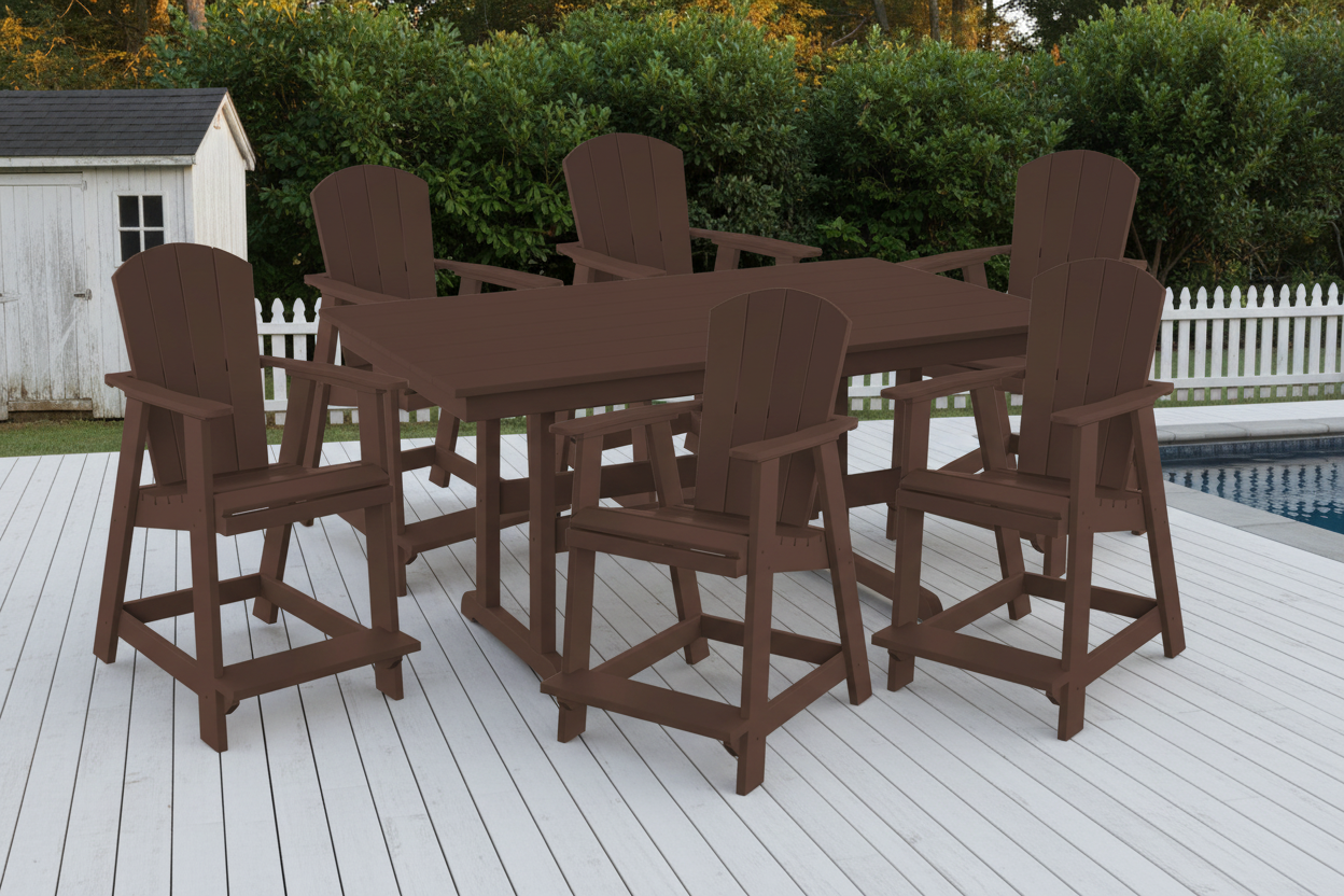 7-Piece Maybeck Adirondack Counter Set