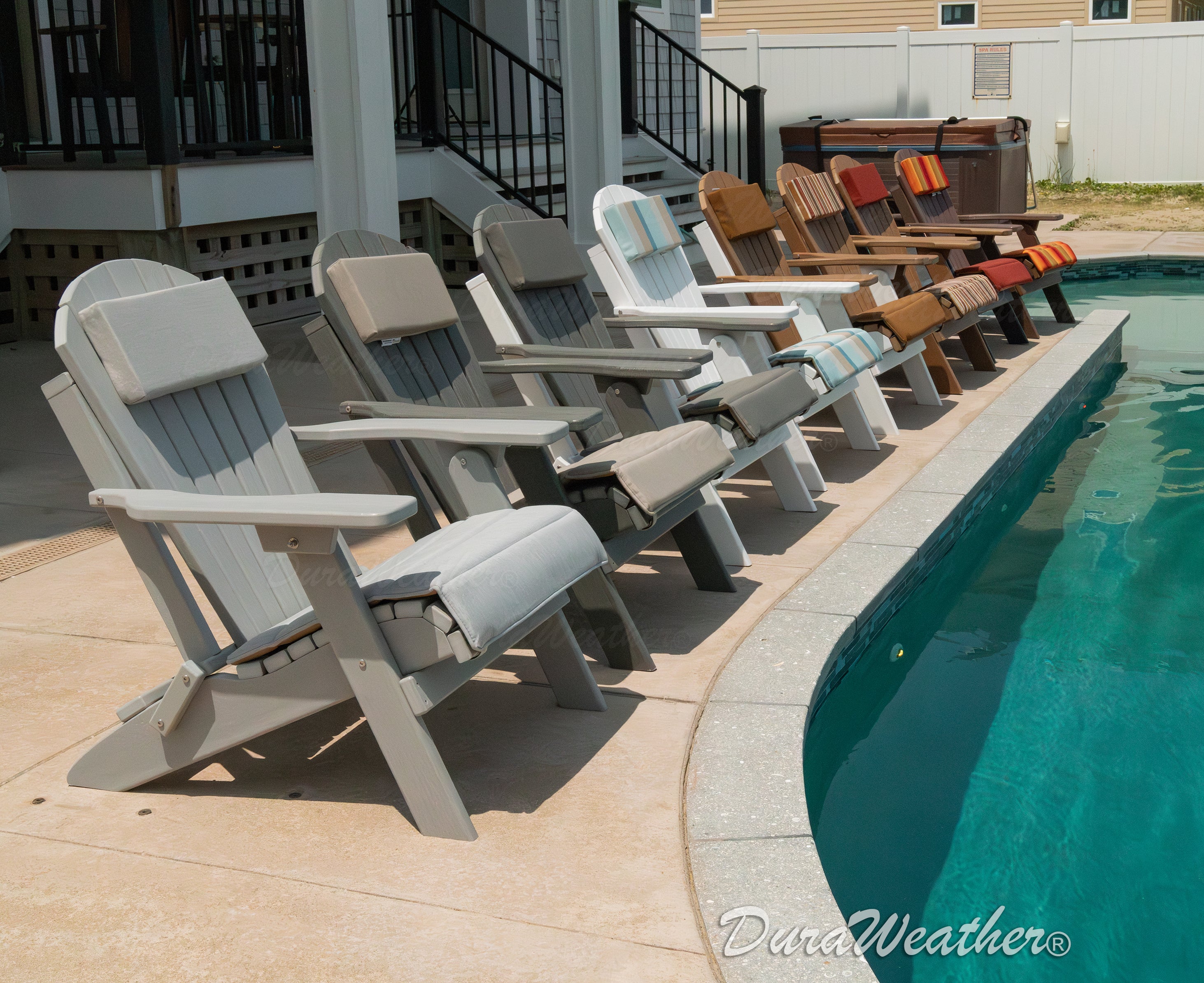 DURAWEATHER POLY® Folding Adirondack Chair King Size