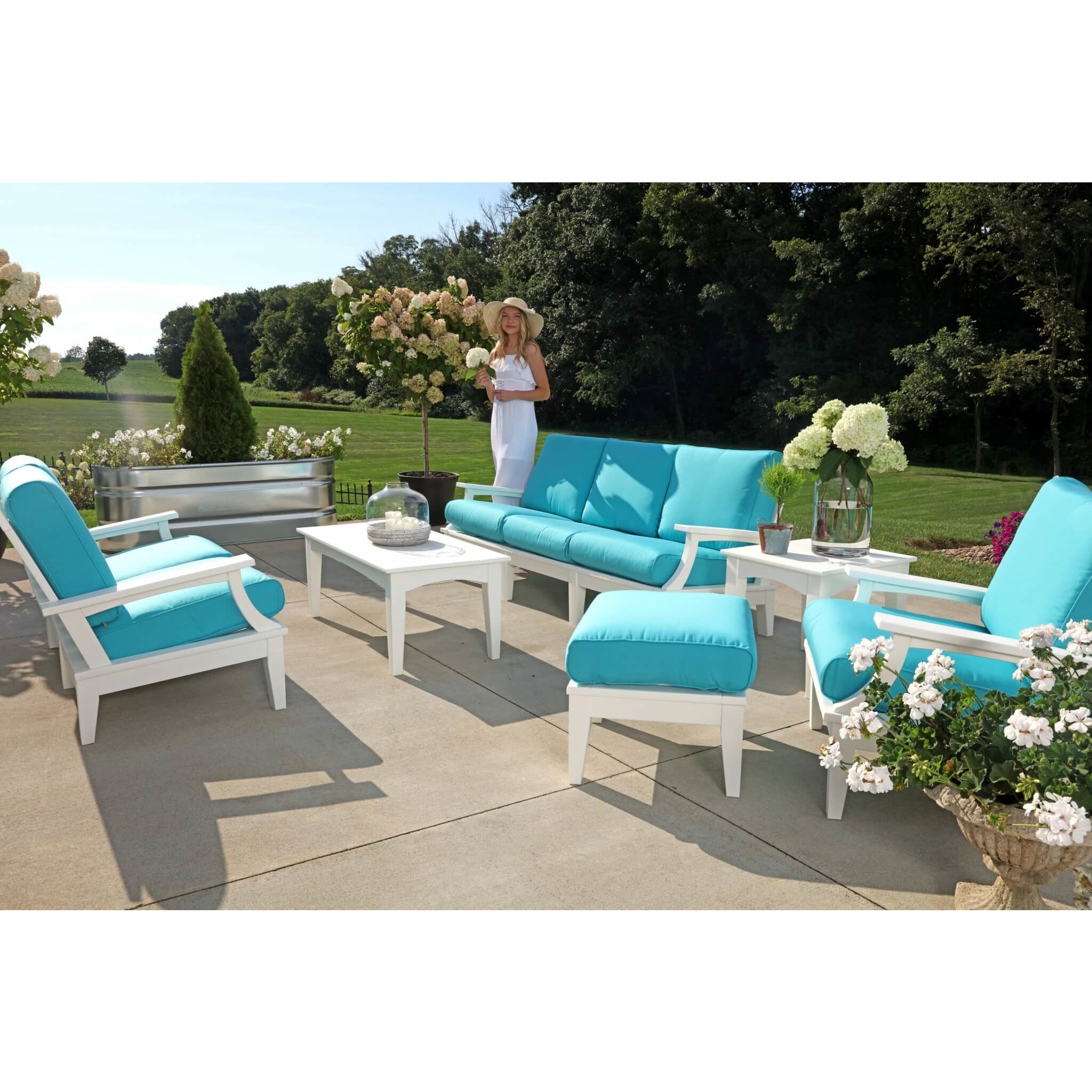 DuraWeather Poly Nordic Deep Seat Chair