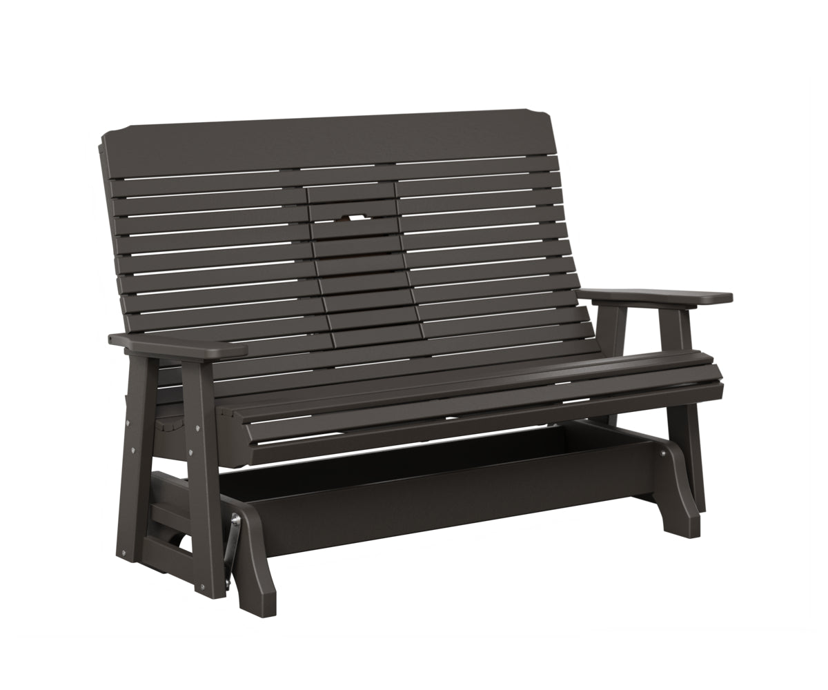 Traditional Loveseat Glider With Flip Down Console