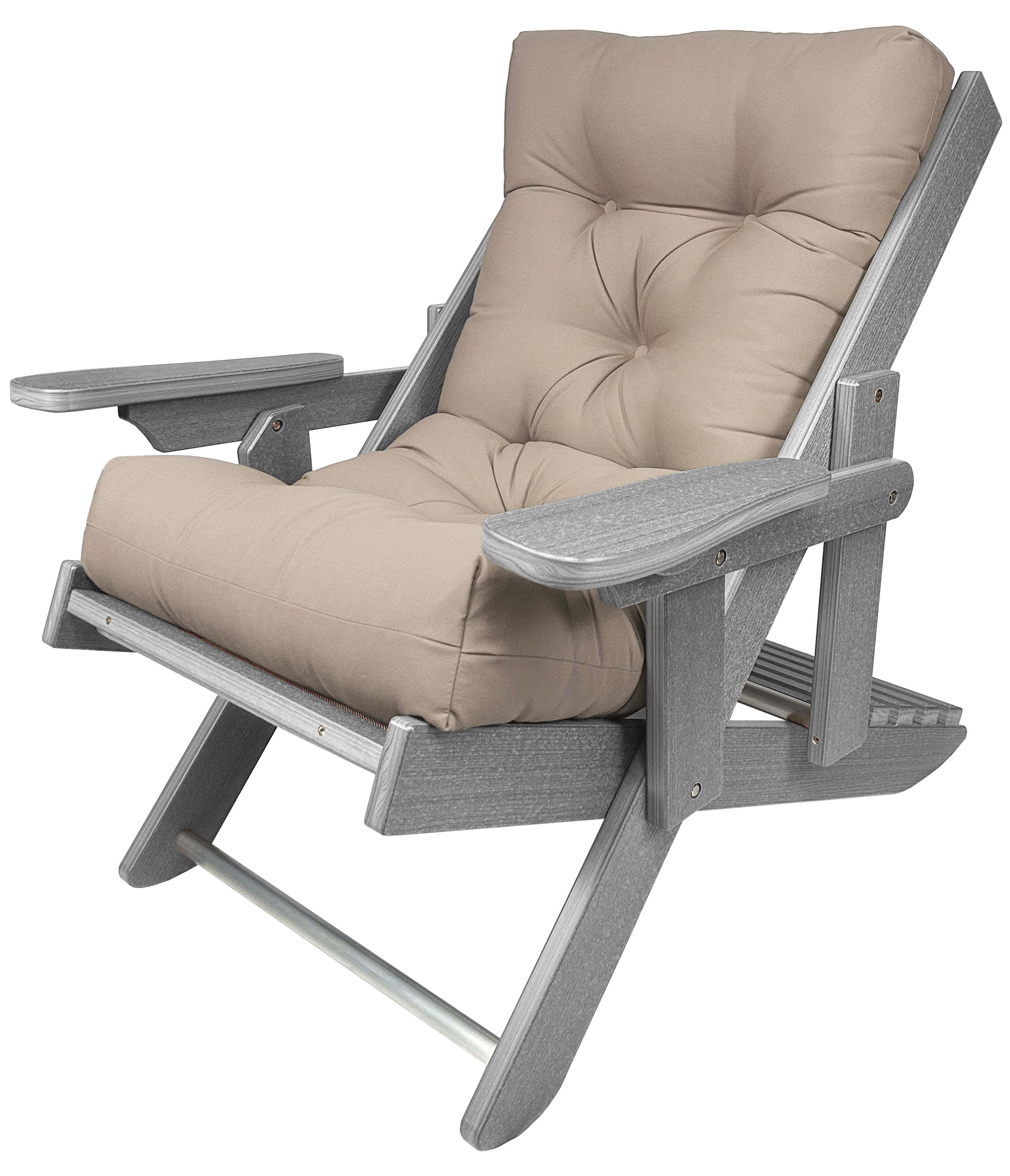 Original Cloud Comfort Folding & Reclining Chair (Wood Grain Texture)