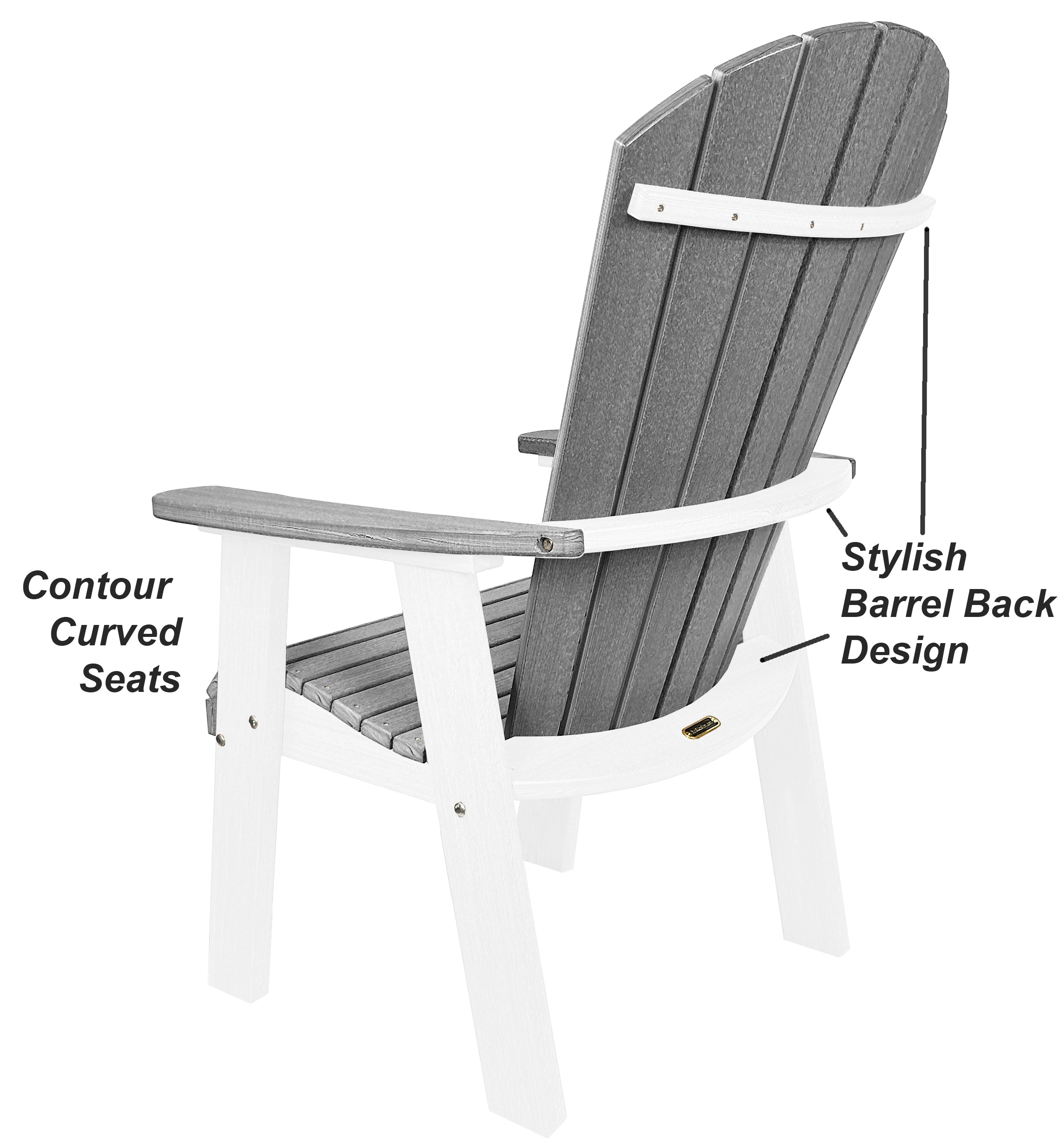 5-Piece Oceanview Adirondack Dining Set - Fully Assembled