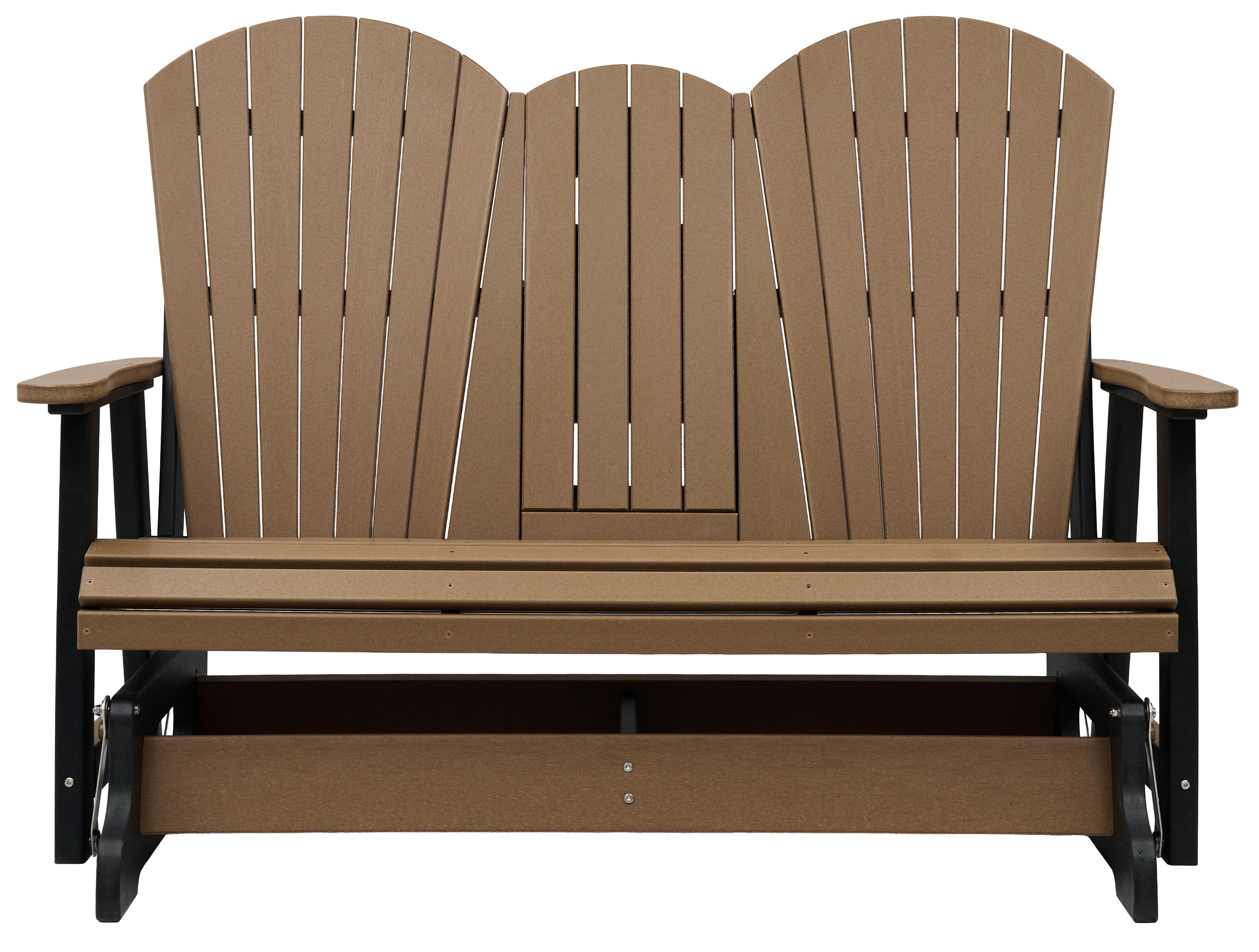 Classic Adirondack 5'ft Glider Console with Cupholders