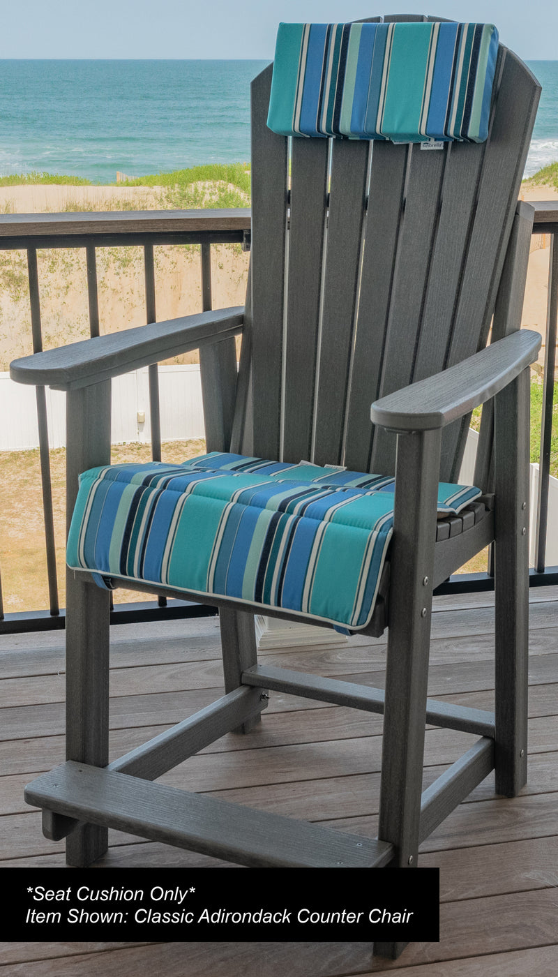 Dining, Counter, Rocker, & Glider Chair Seat Cushions Sunbrella® Fabric (18 Colors Options!)
