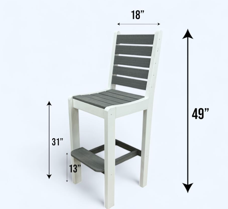 DURAWEATHER POLY® 3-Piece Meadowbrook Bar Height Bistro Set