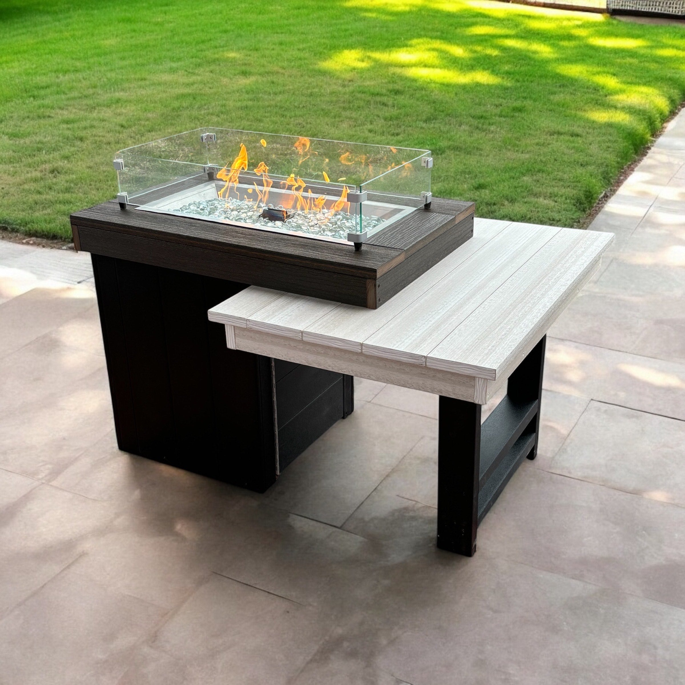 48" Modern Fire Pit Table