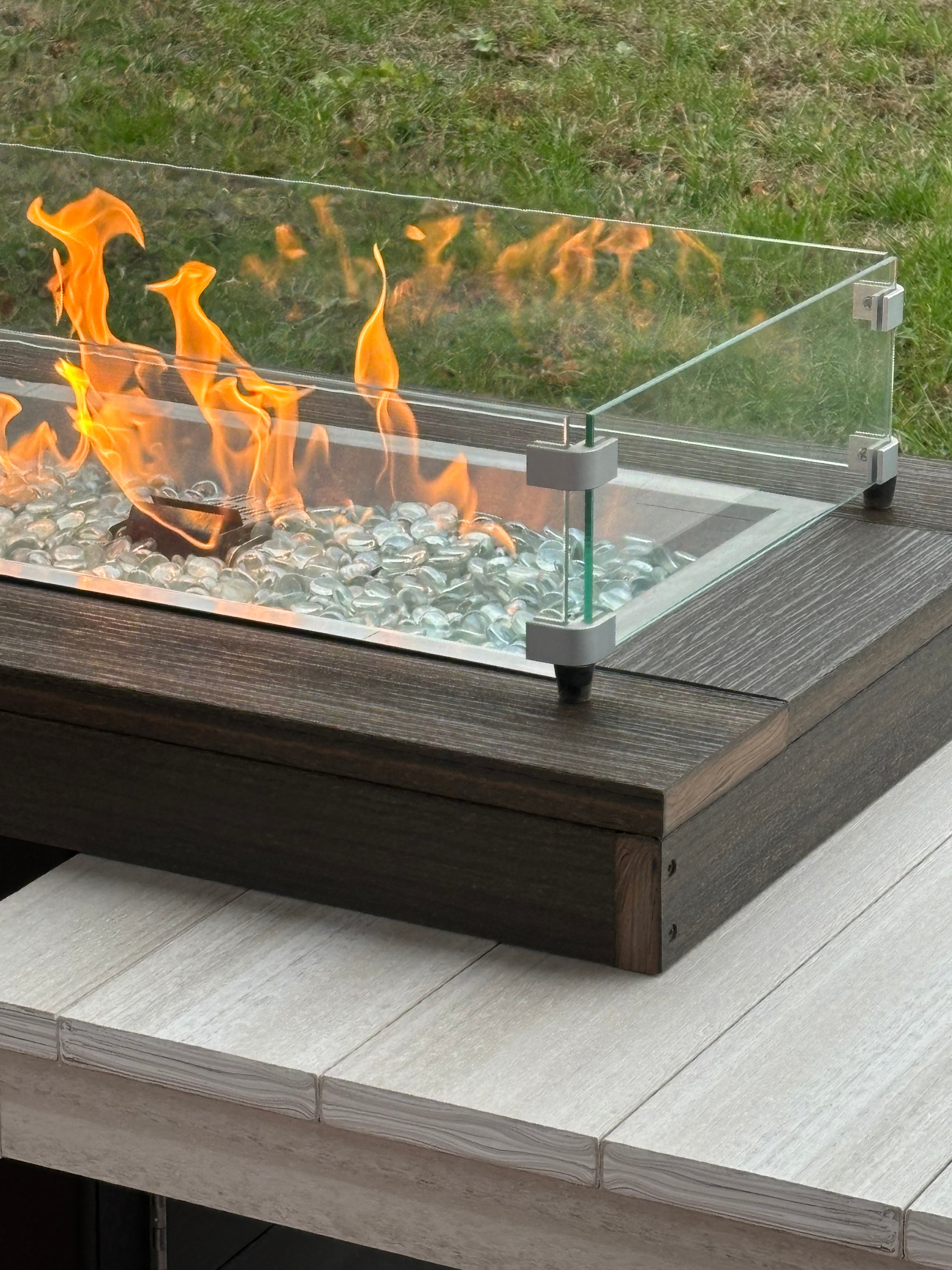 48" Modern Fire Pit Table