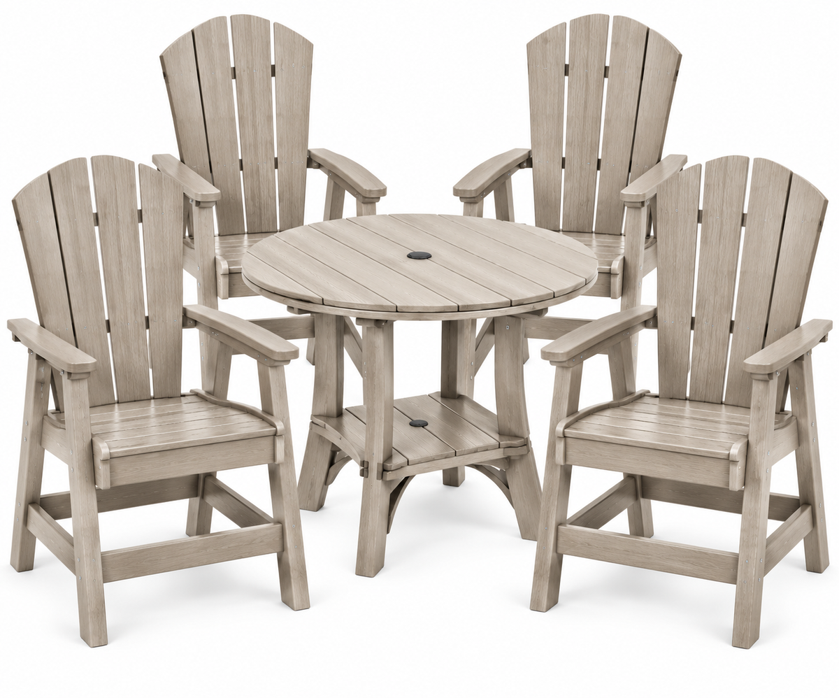 5-Piece Haven 36" Round Dining Set
