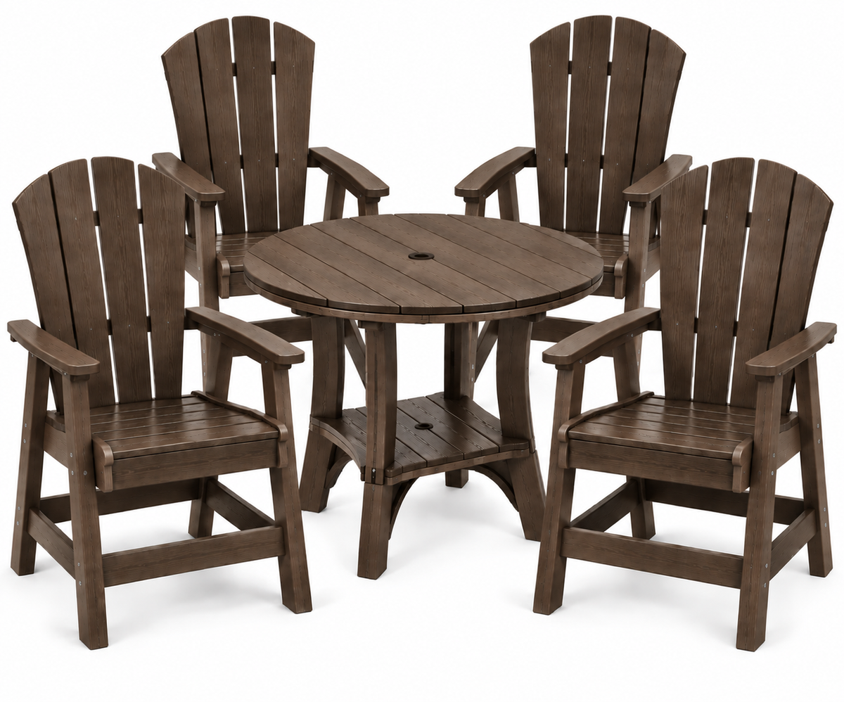 5-Piece Haven 36" Round Dining Set