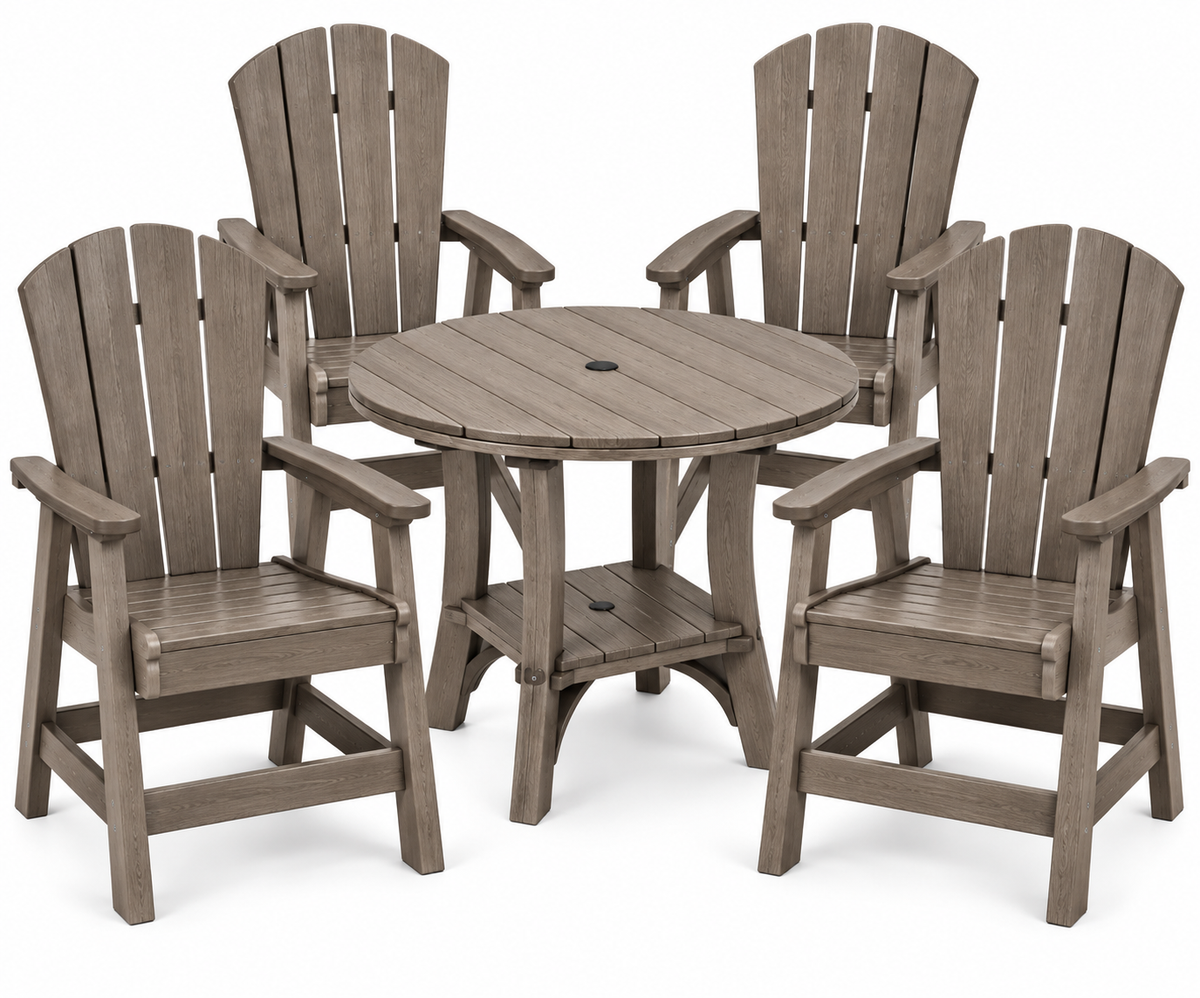 5-Piece Haven 36" Round Dining Set