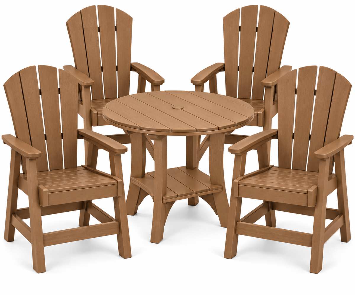 5-Piece Haven 36" Round Dining Set