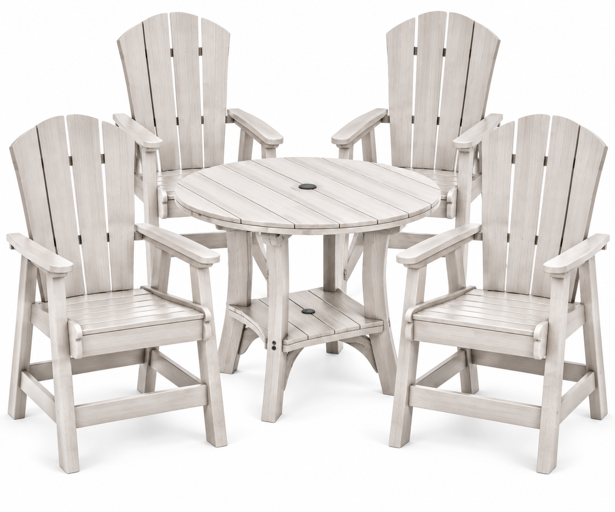 5-Piece Haven 36" Round Dining Set