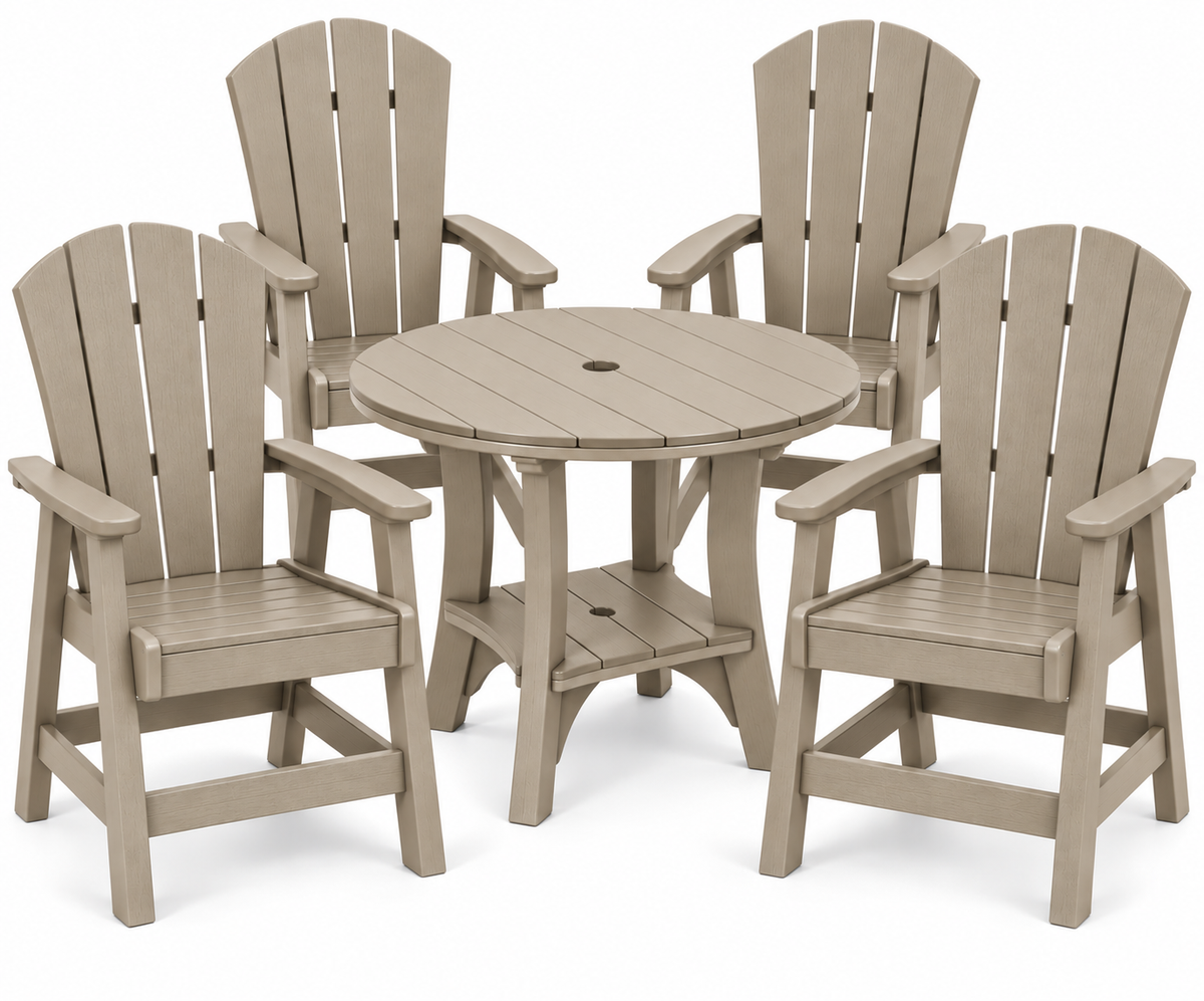 5-Piece Haven 36" Round Dining Set