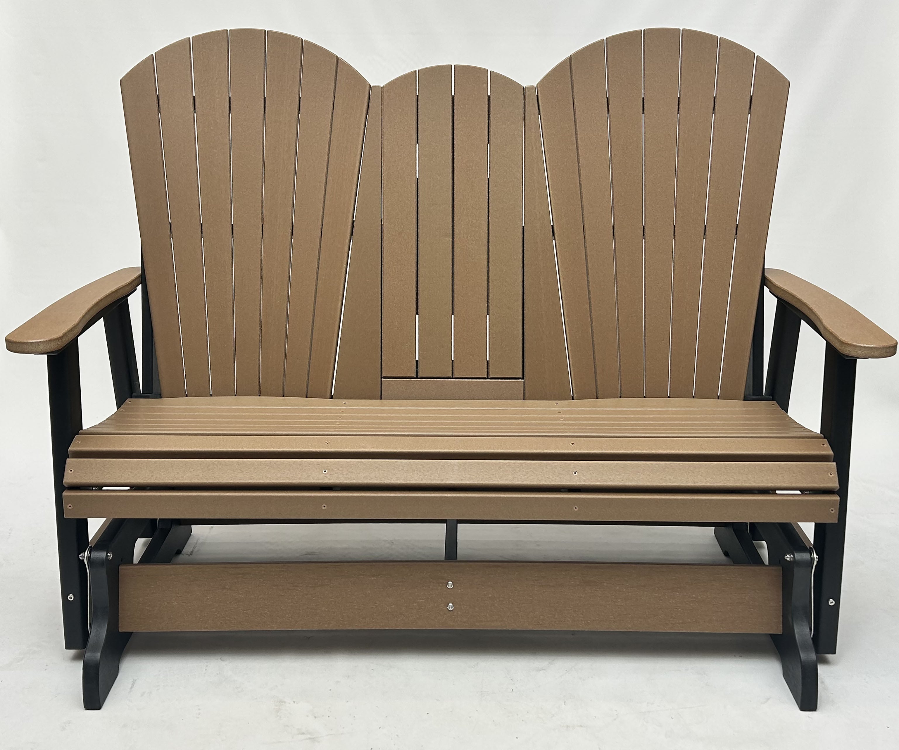 Classic Adirondack 5'ft Glider Console with Cupholders