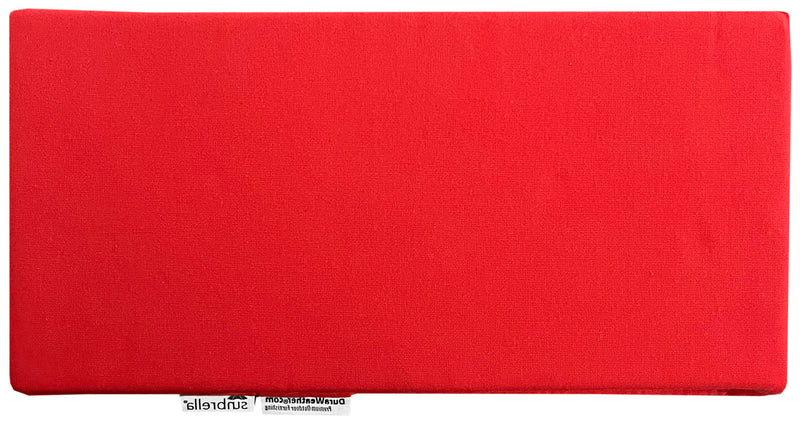 sunbrella canvas jockey red neck pillow 5403-0000