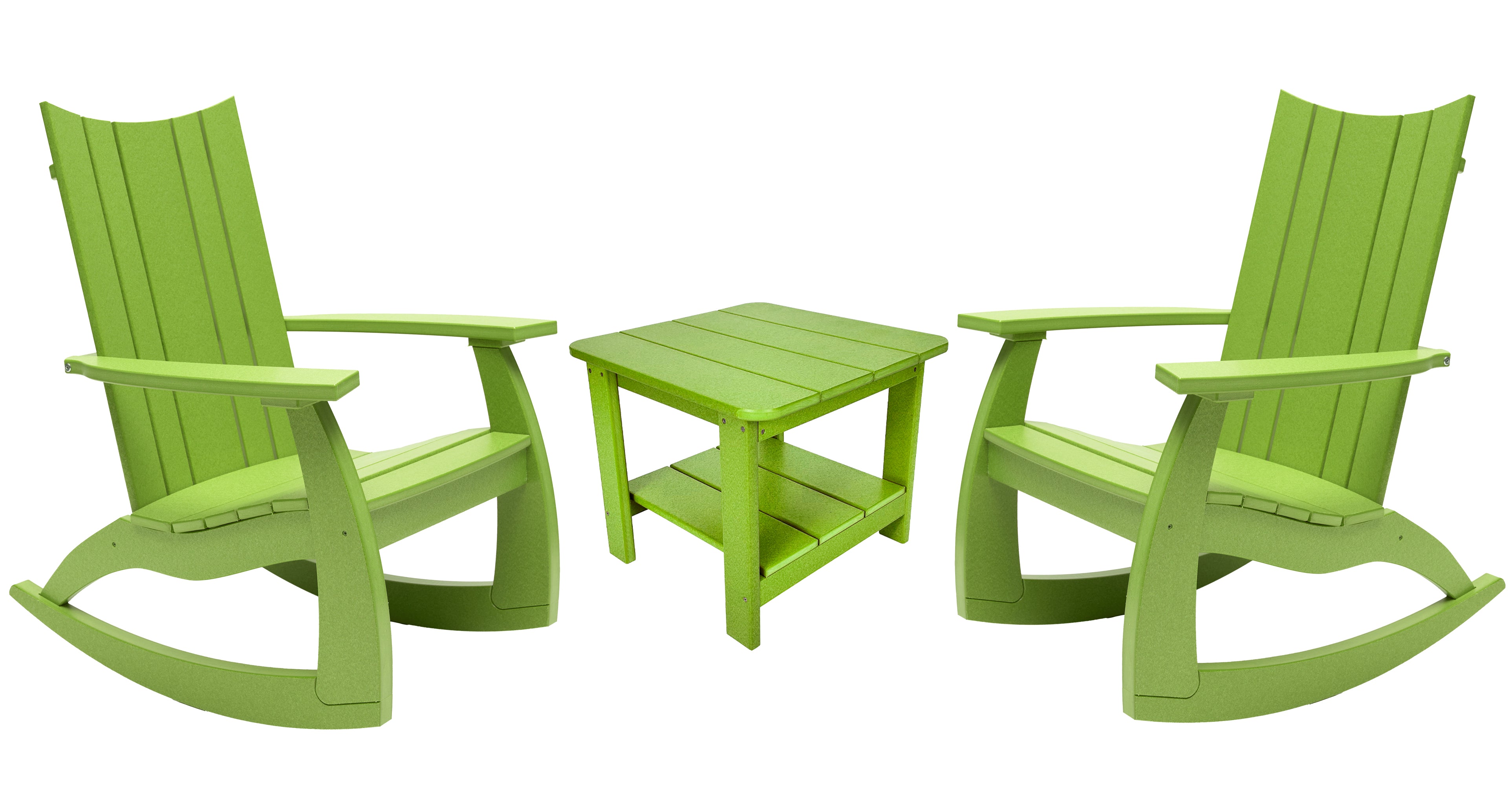 3-Piece Edge Modern Porch Rocker Set