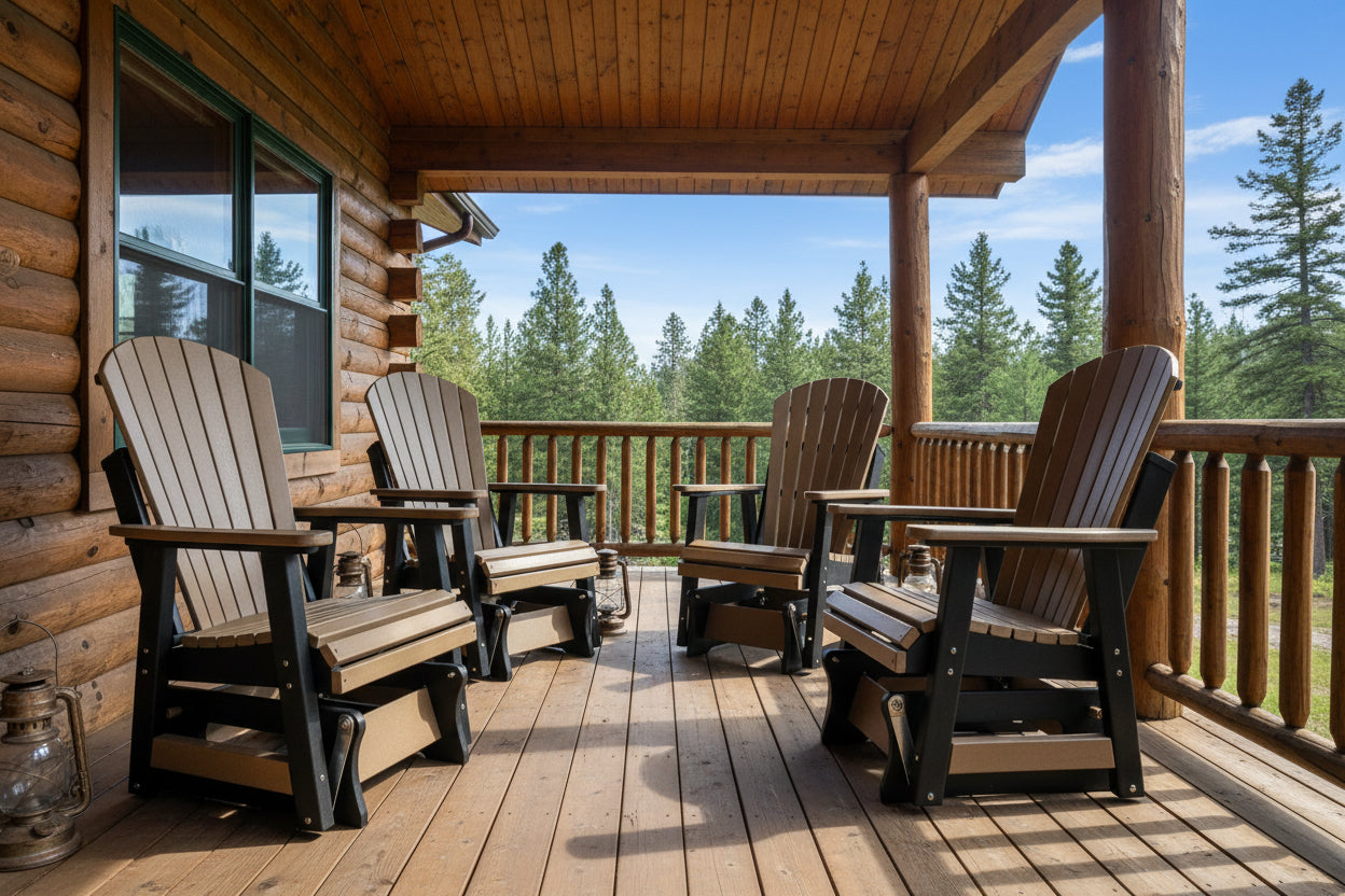 Classic Adirondack Single Glider