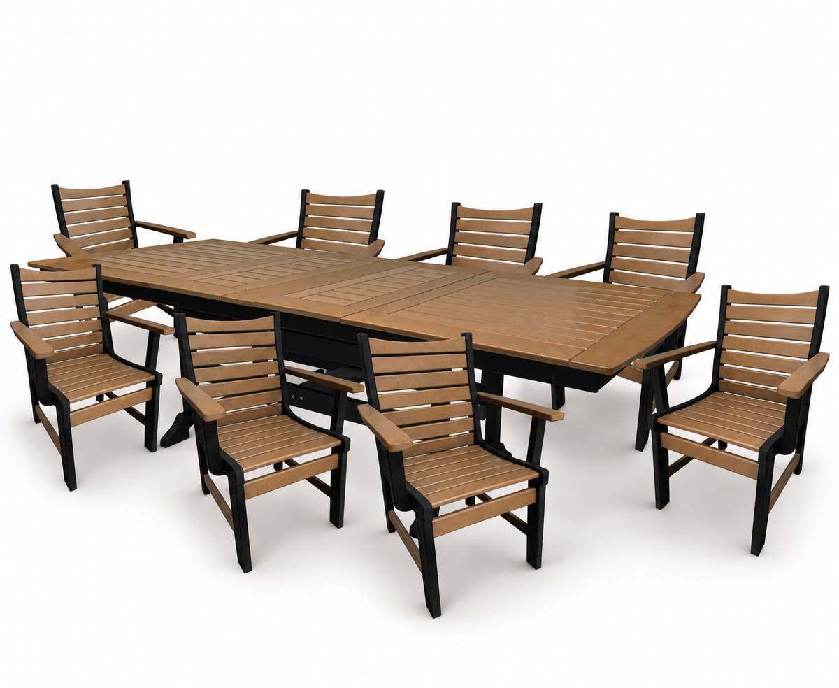 9-Piece Extension Brookshire Dining Table Set (Presale)