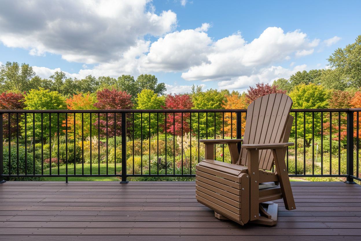 Swivel And Reclining  King Size Adirondack Chair