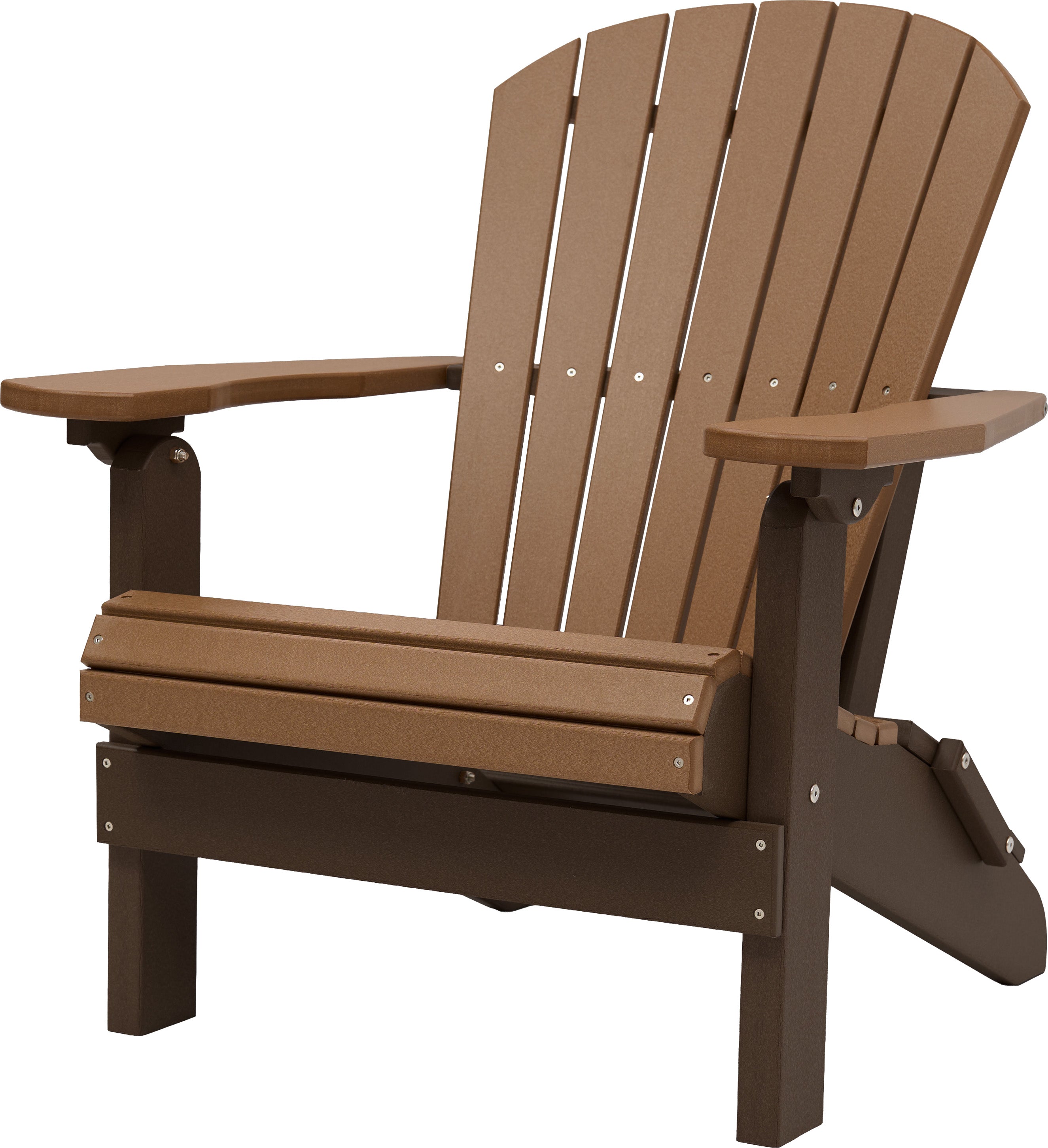 DuraWeather® Poly Folding Adirondack Chair I Durable Patio Furniture