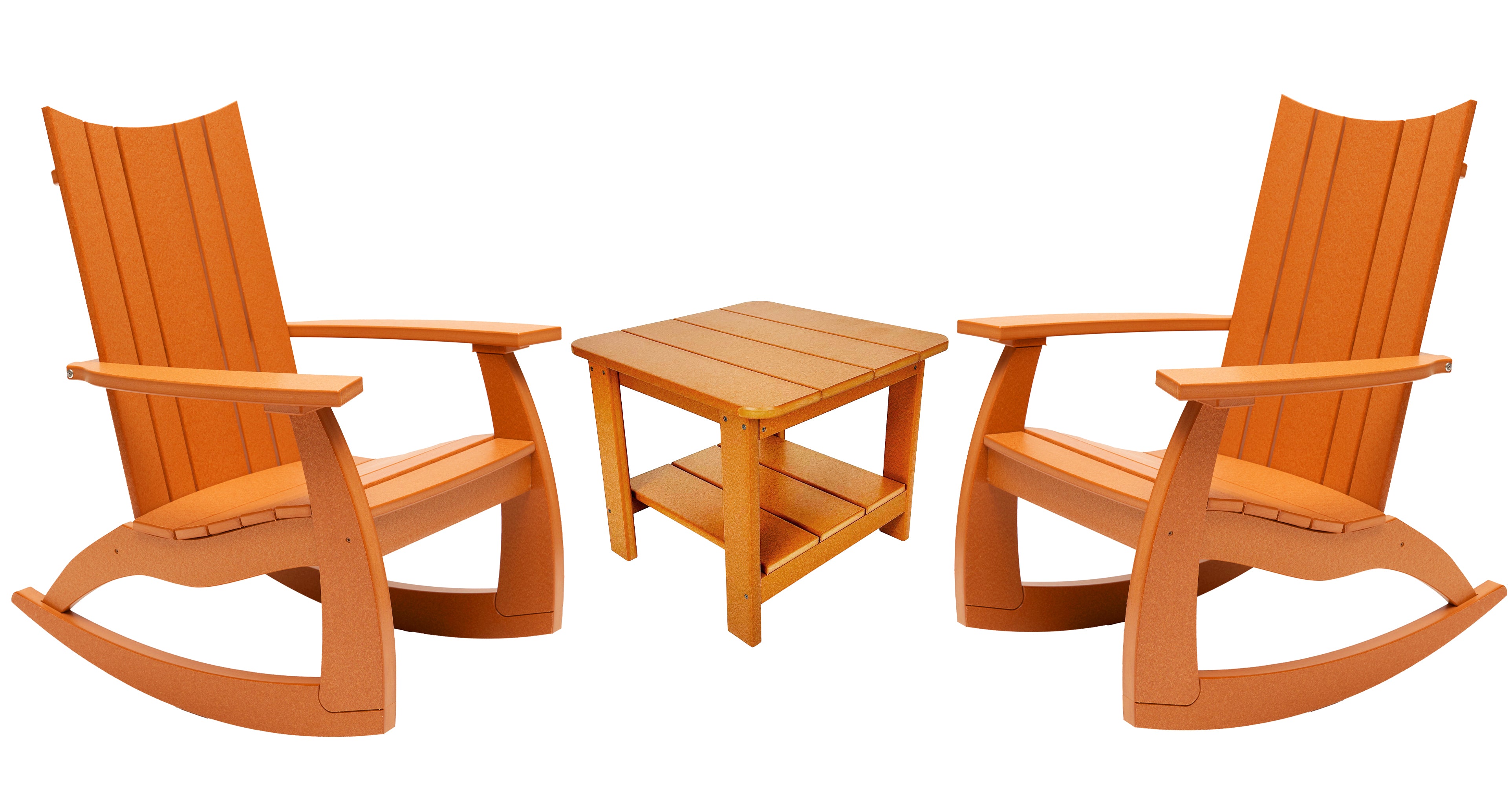 3-Piece Edge Modern Porch Rocker Set