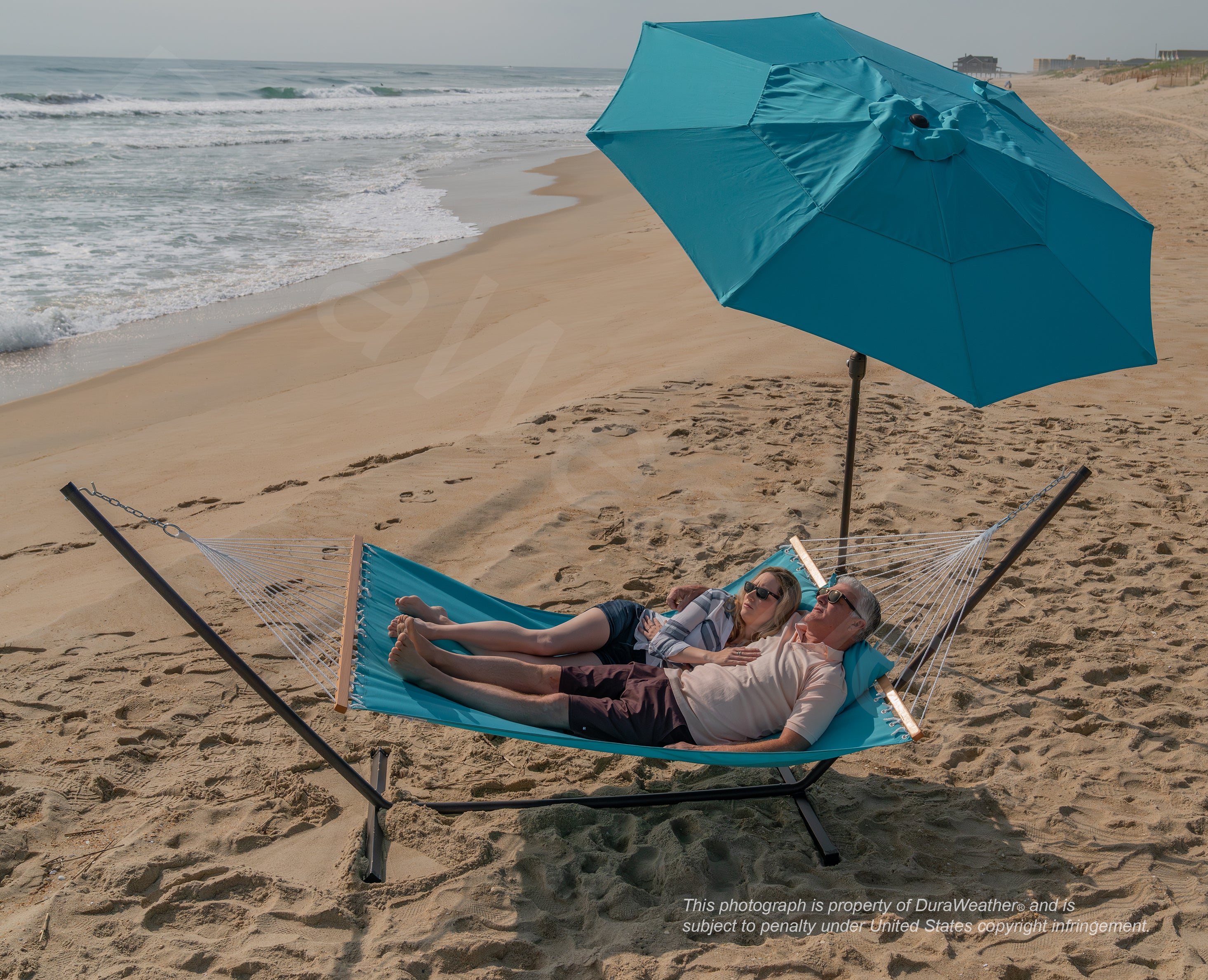 DURAWEATHER POLY® Hammock with Detachable Pillow in Sunbrella Fabrics