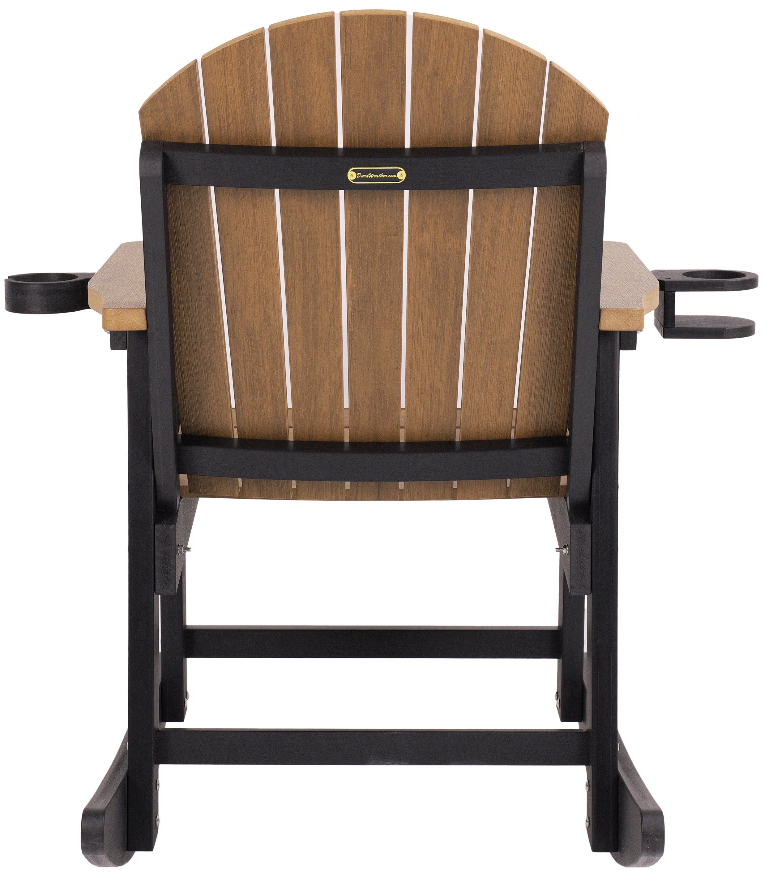 DURAWEATHR POLY® Adirondack Porch Rocker With Wine & Cup Holders